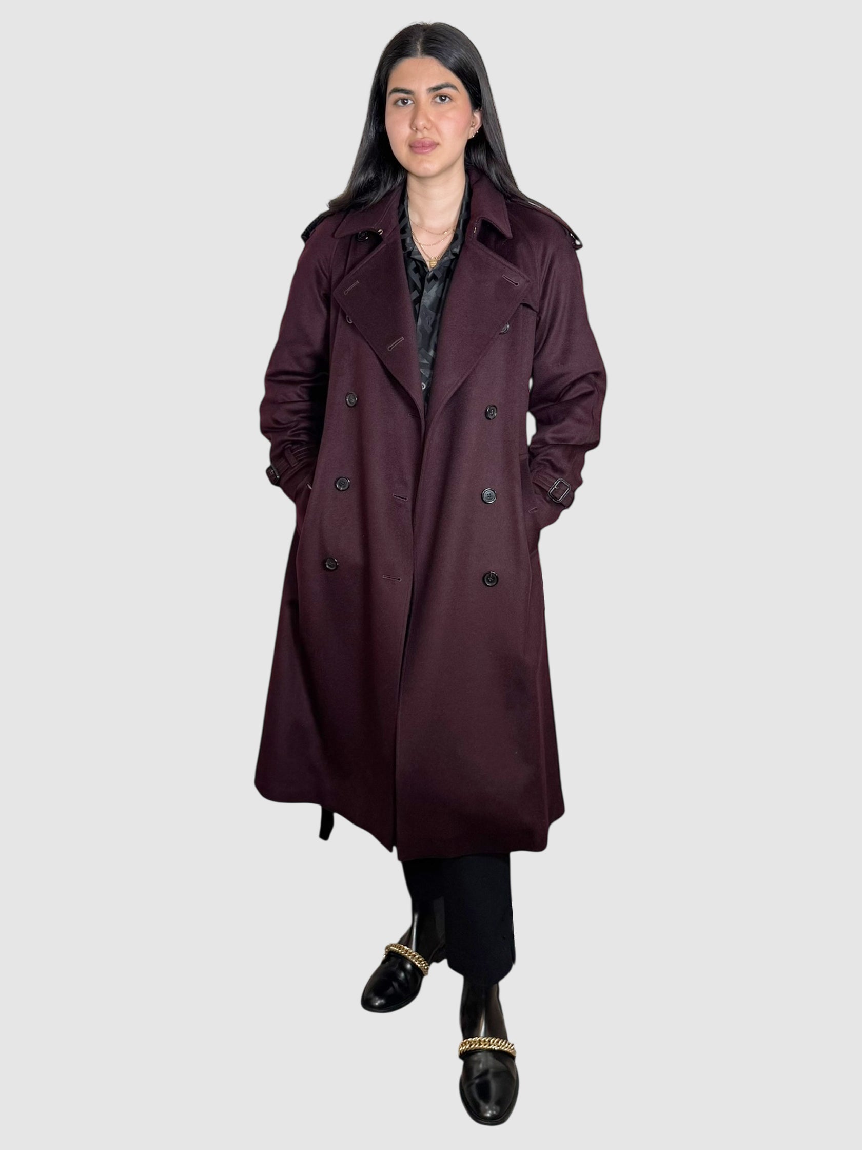 Cashmere Double-Breasted Coat