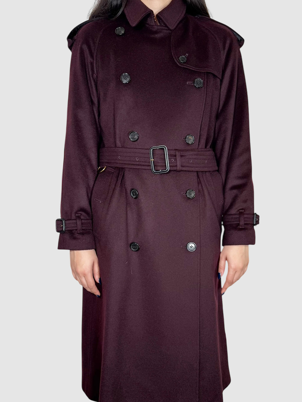 Cashmere Double-Breasted Coat