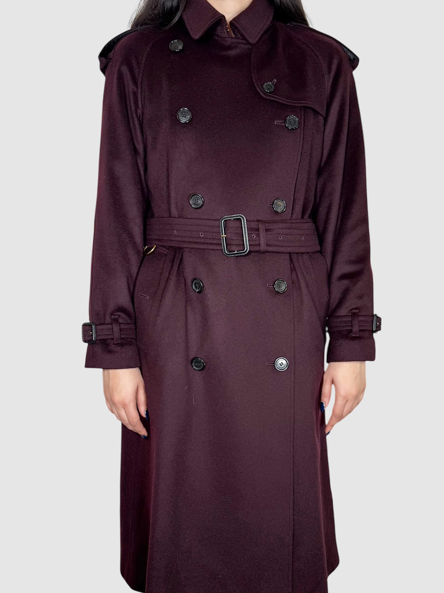 Cashmere Double-Breasted Coat