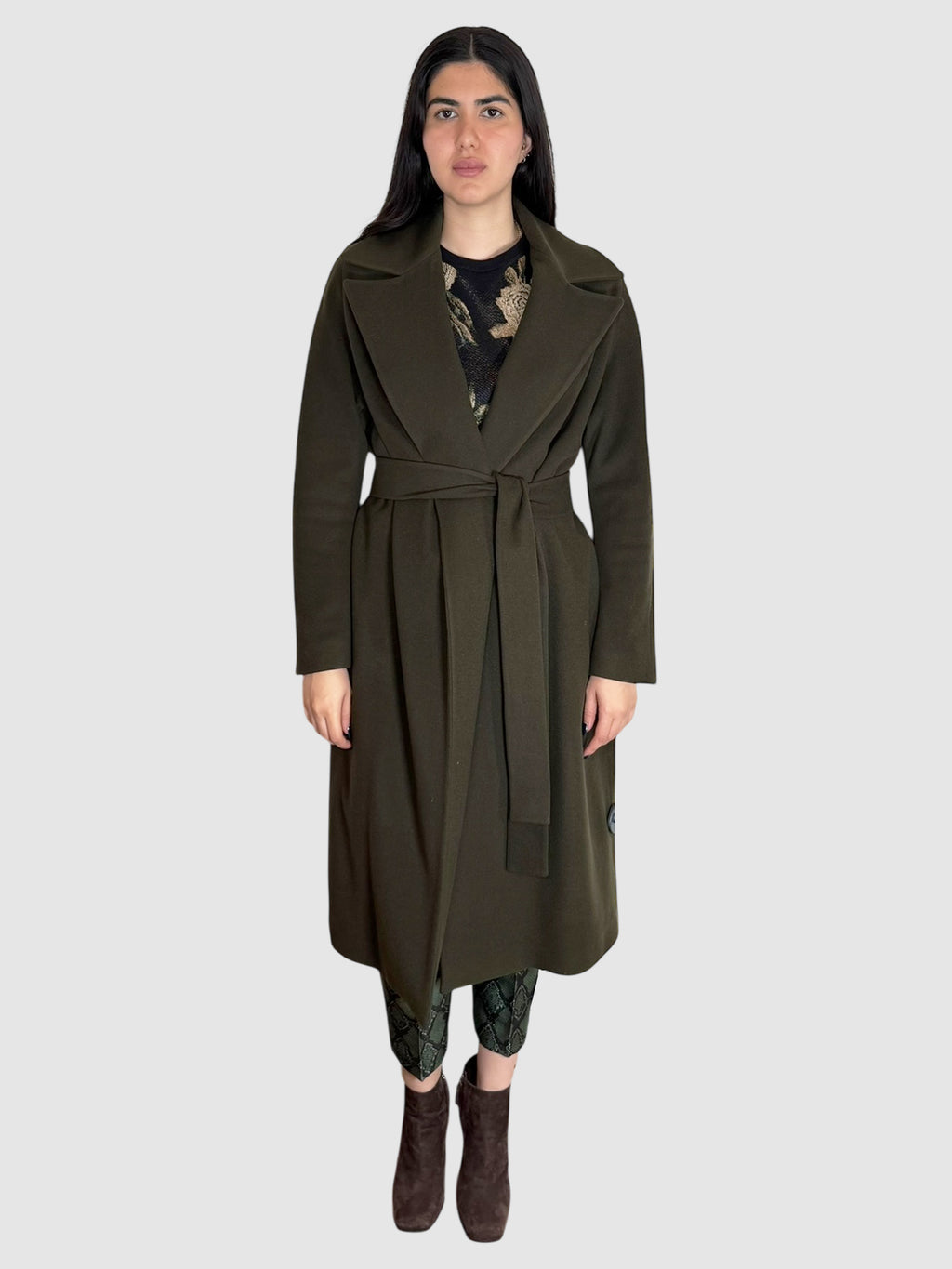 Wool Belted Coat