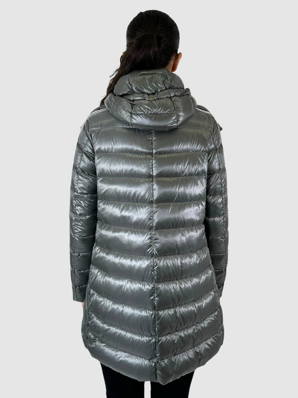 Quilted Down Puffer Coat - Size 40