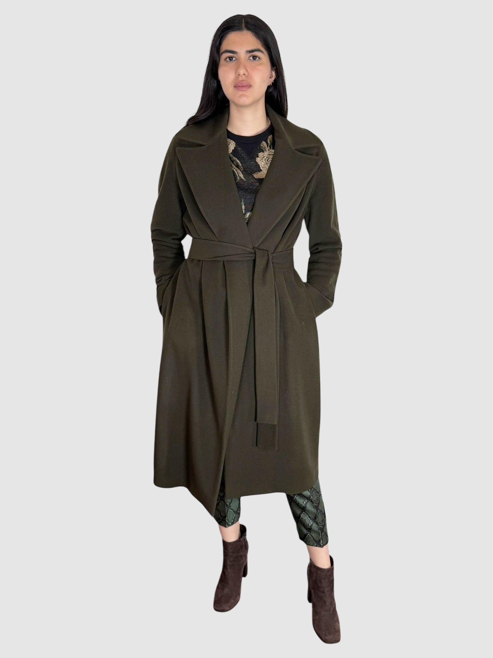 Wool Belted Coat