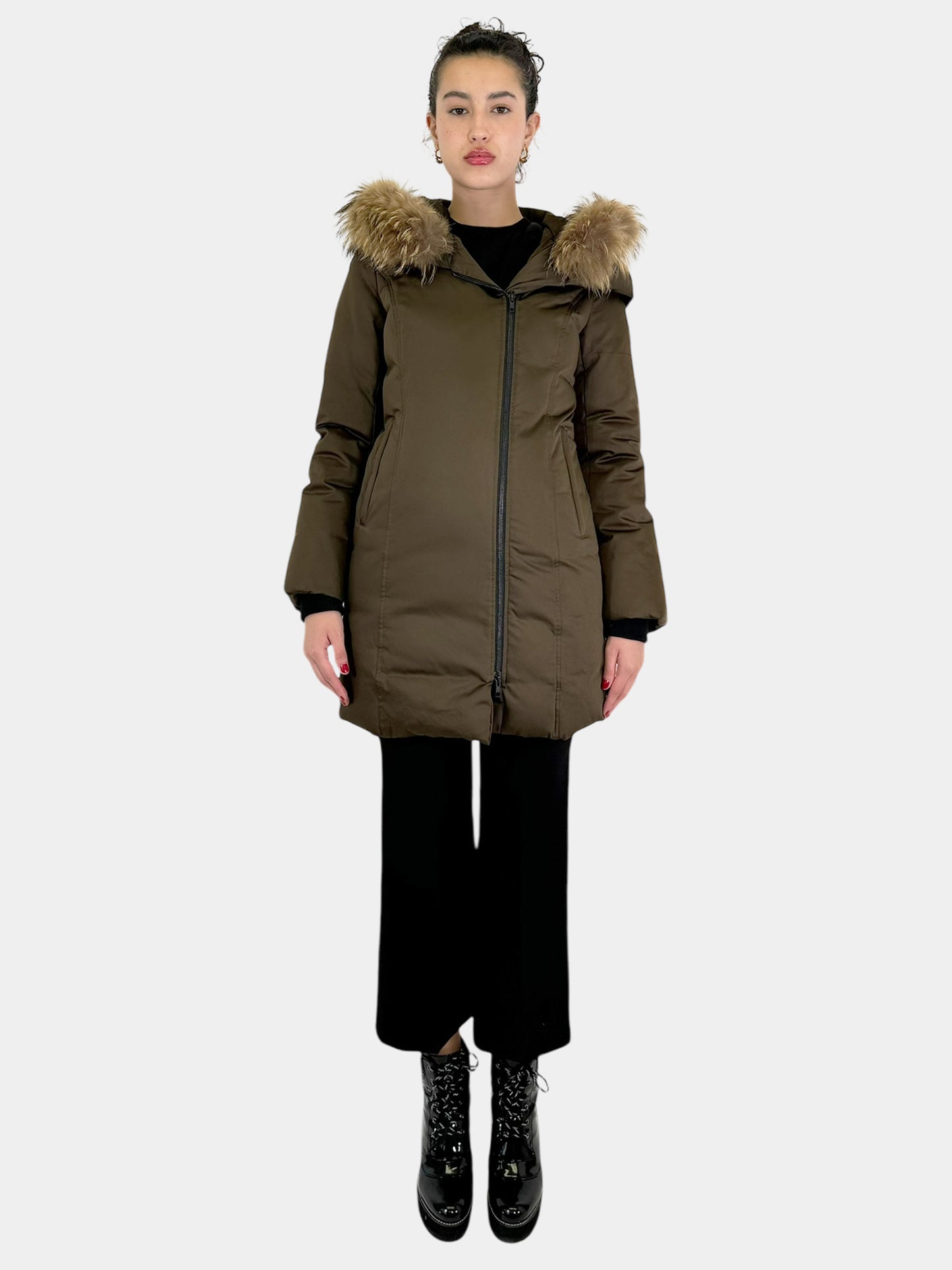 Down Puffer Coat - Size S