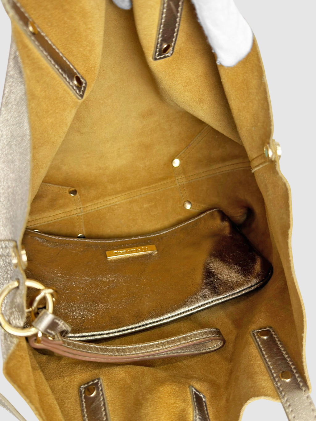 Metallic Reversible Tote