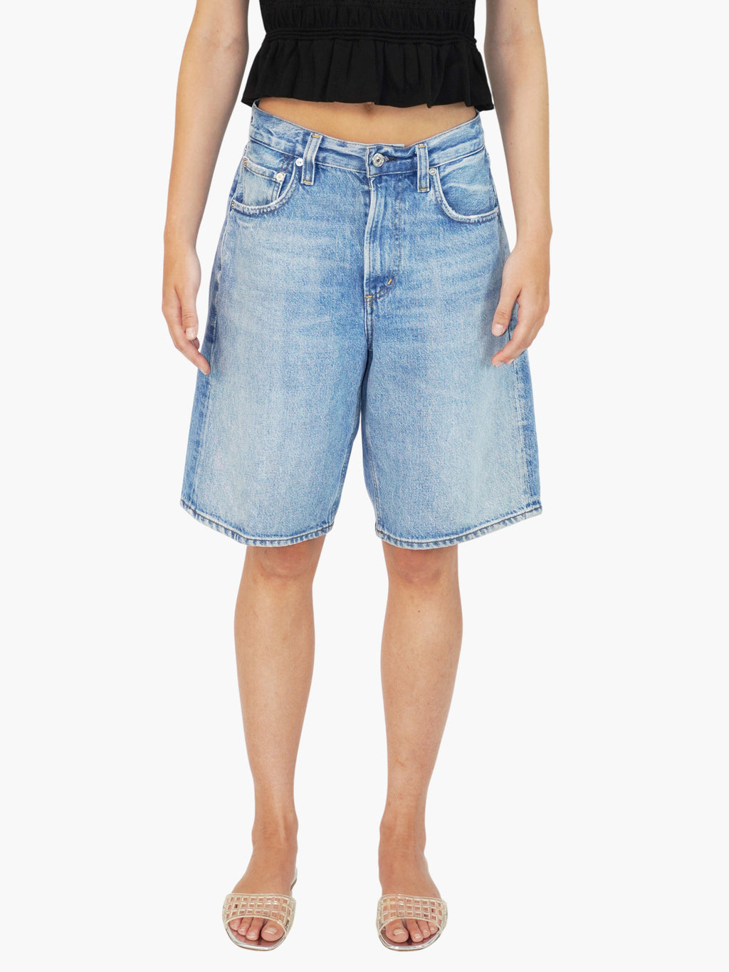 Court Denim Shorts