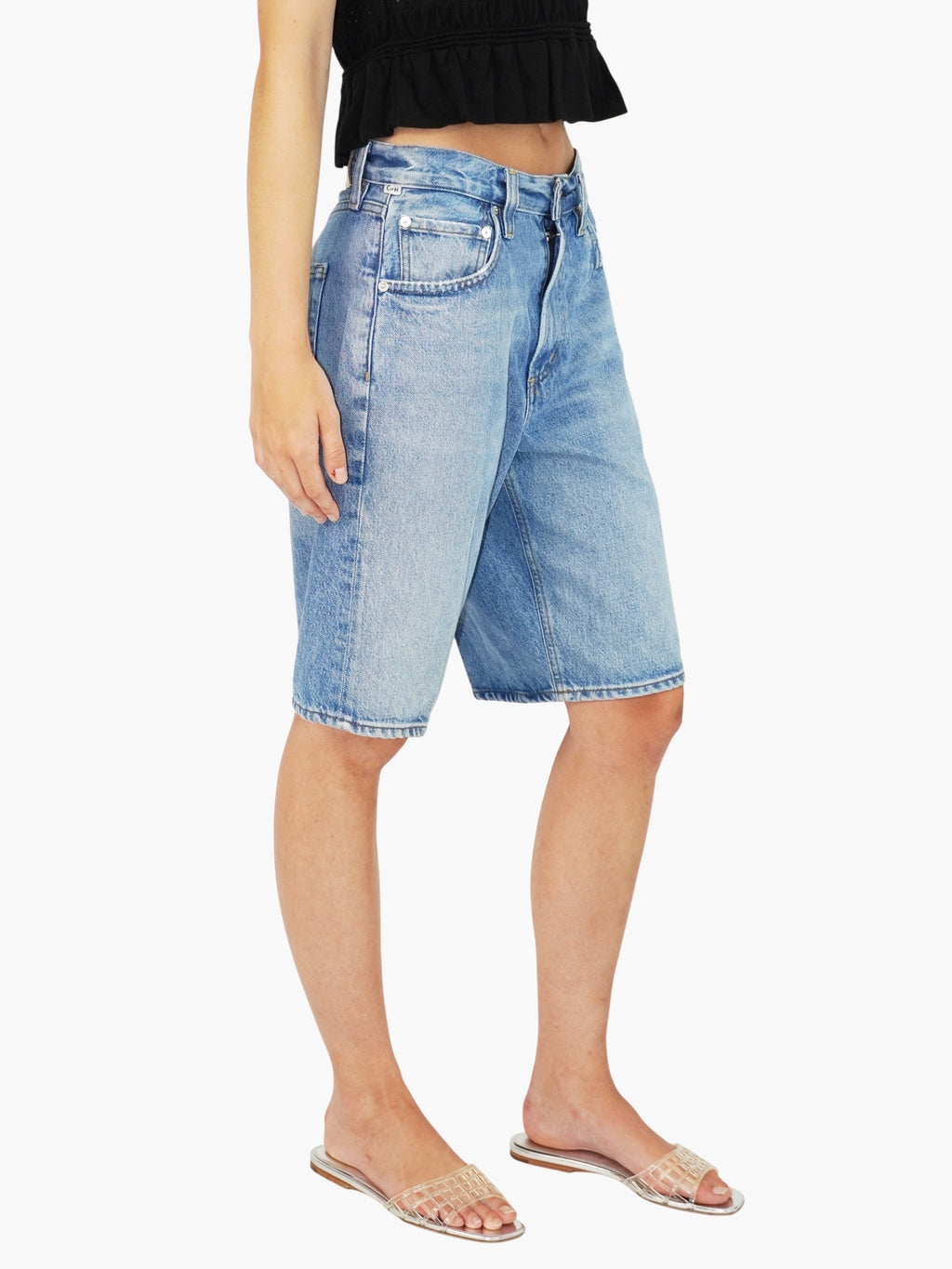 Court Denim Shorts