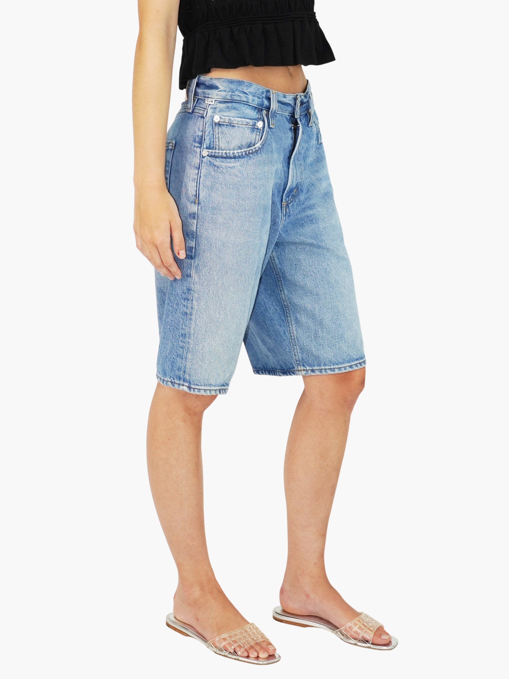 Court Denim Shorts