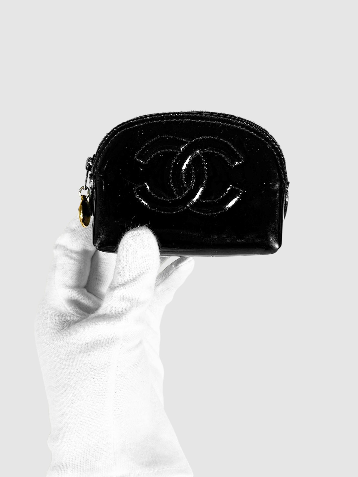 CC Patent Leather Coin Purse