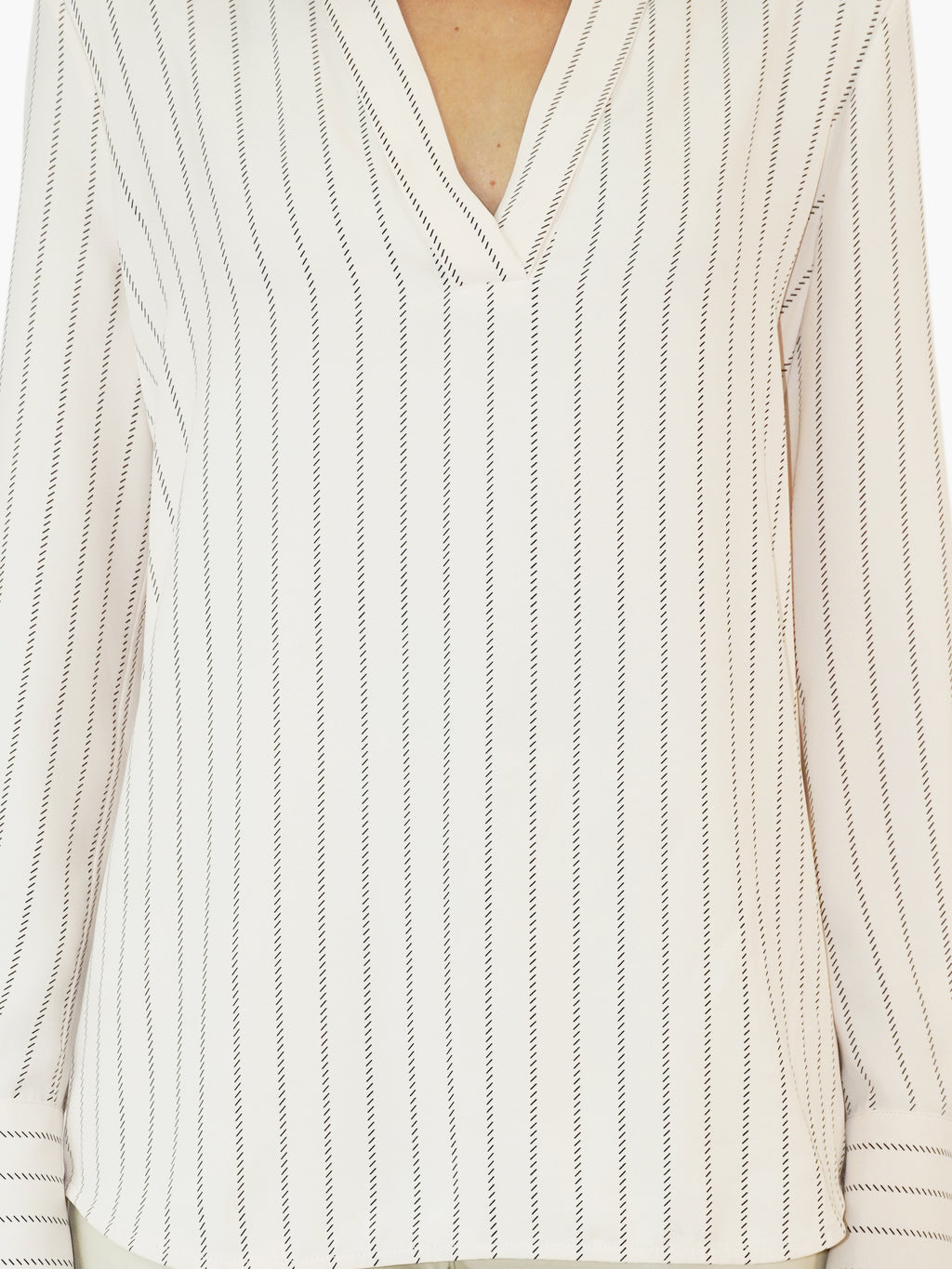 Striped Collared Top