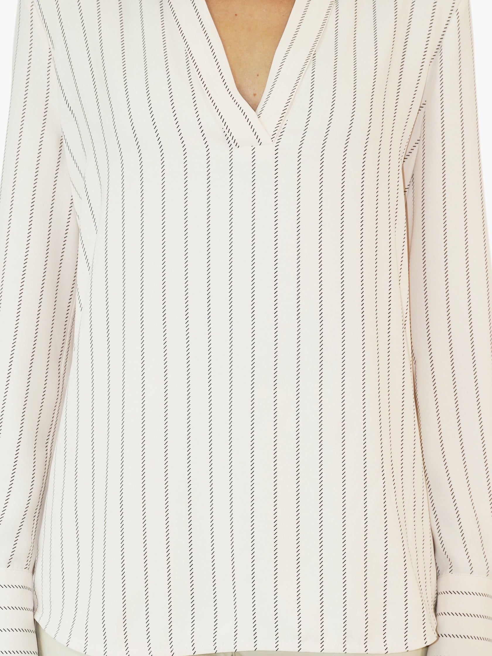 Striped Collared Top