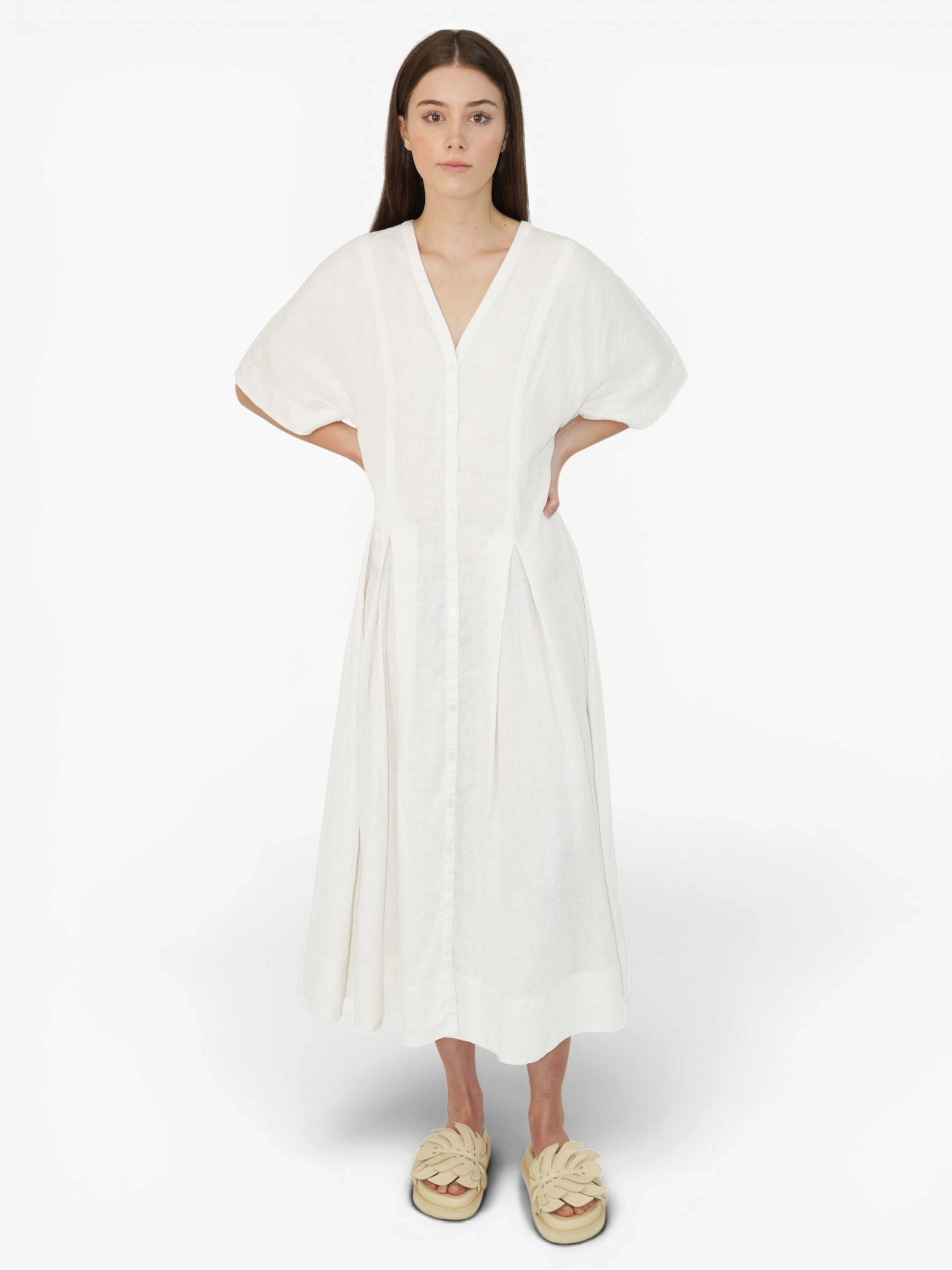 Linen Maxi Dress
