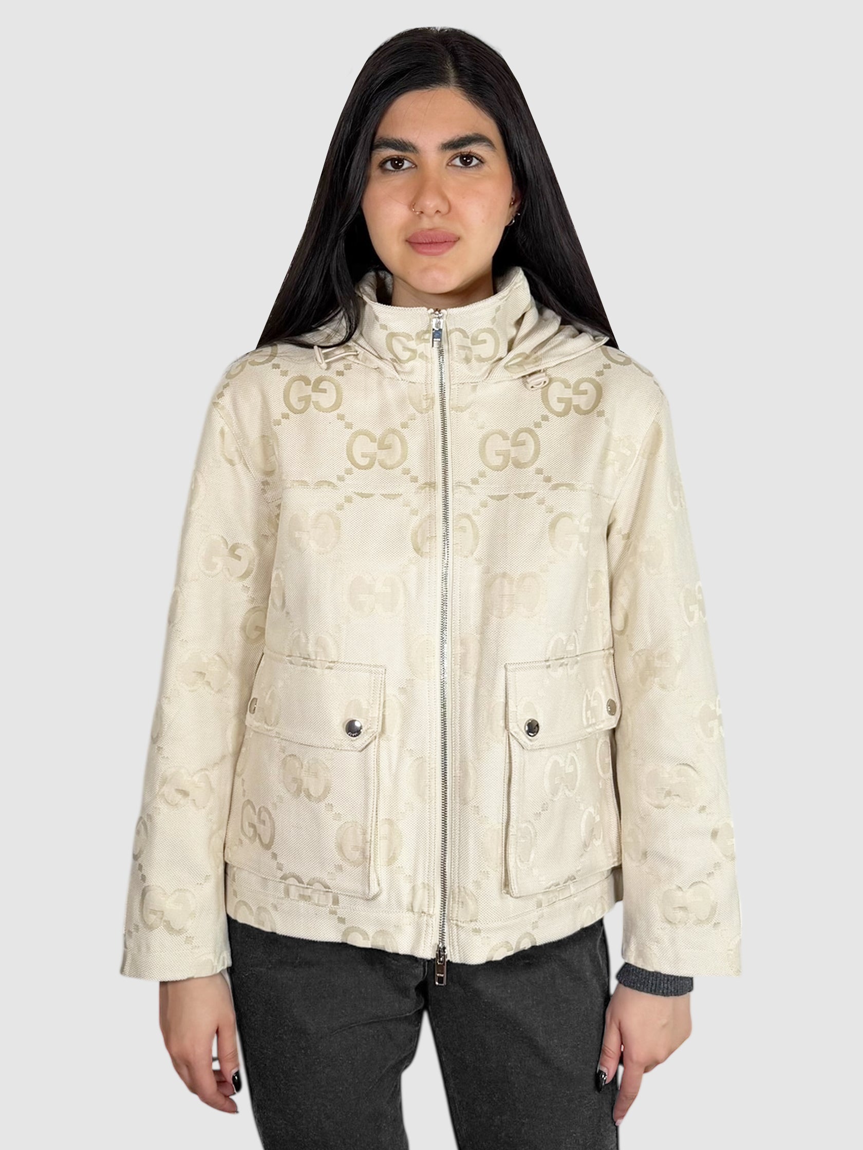 Monogram Hooded Jacket