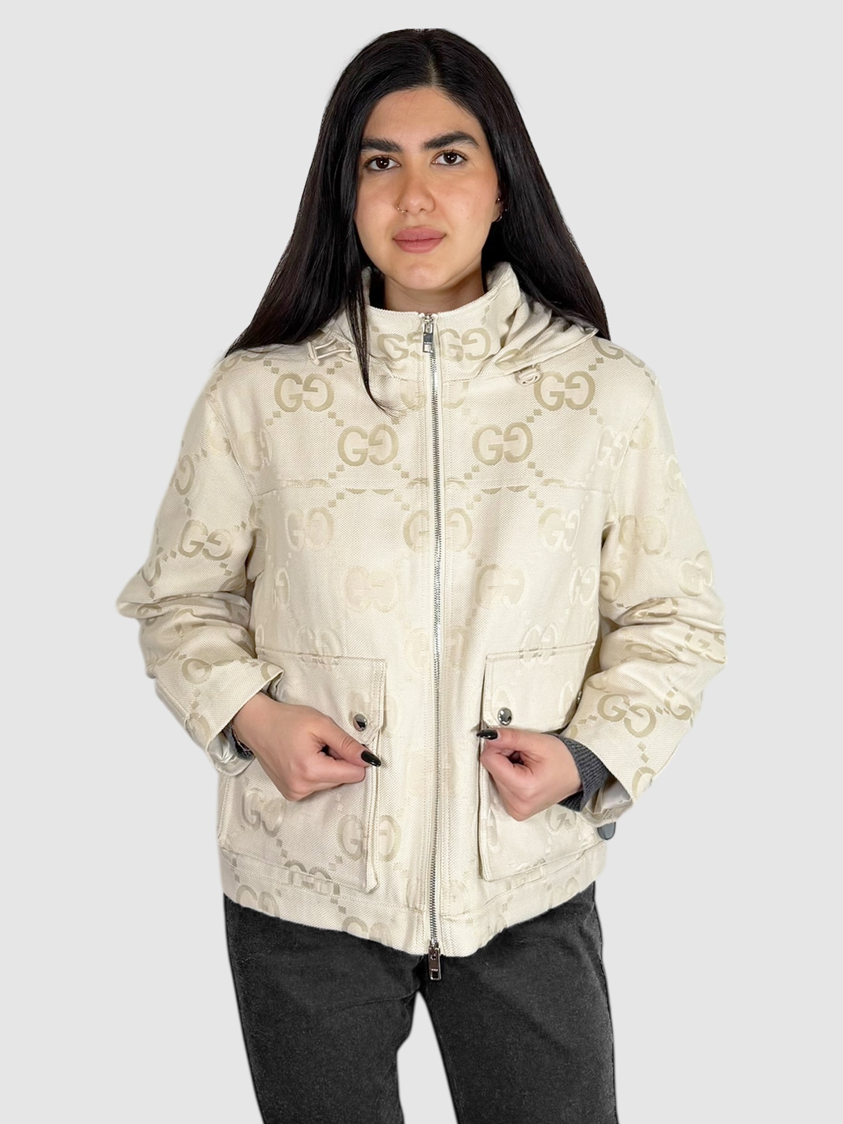 Monogram Hooded Jacket