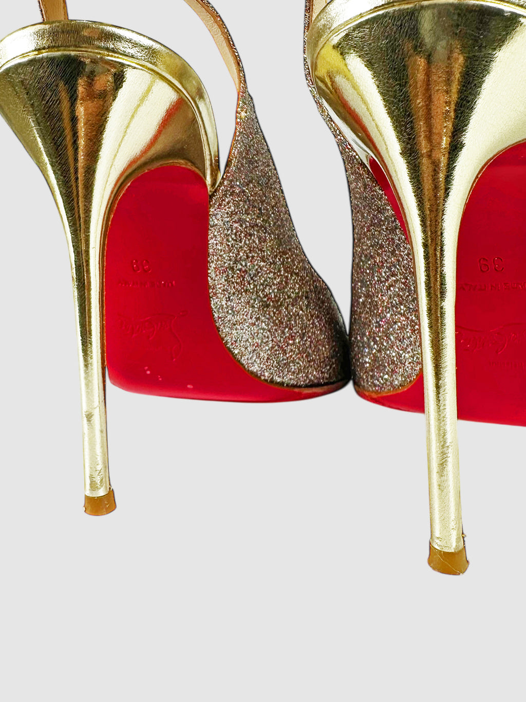 Glitter Corneille Slingback Pumps