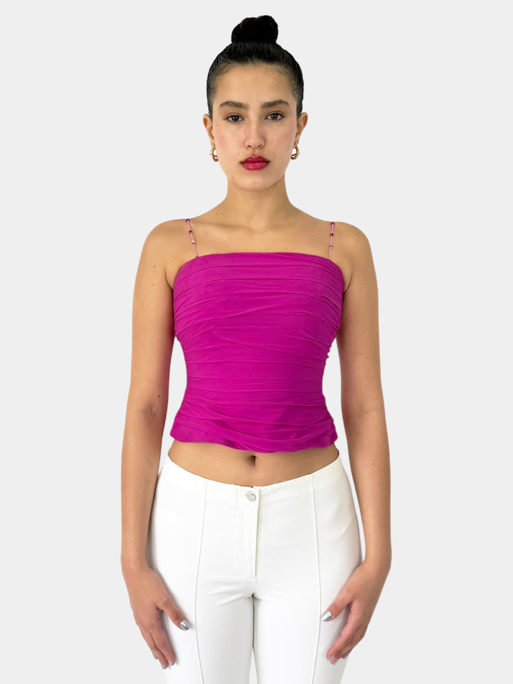 Ruched Corset Top