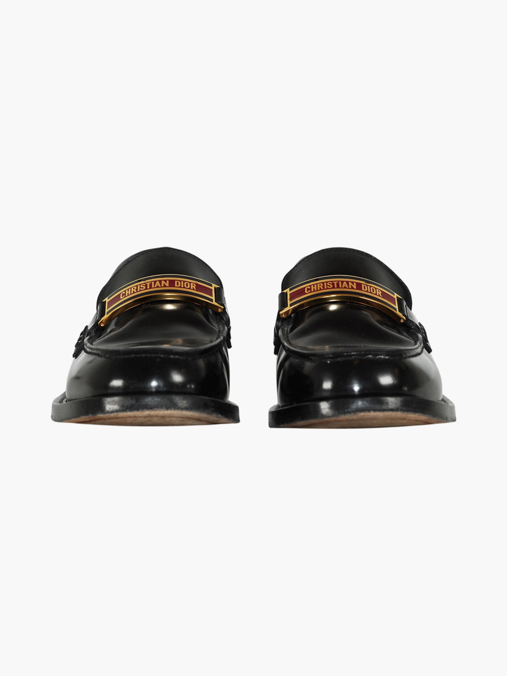 Logo Plaque Loafers