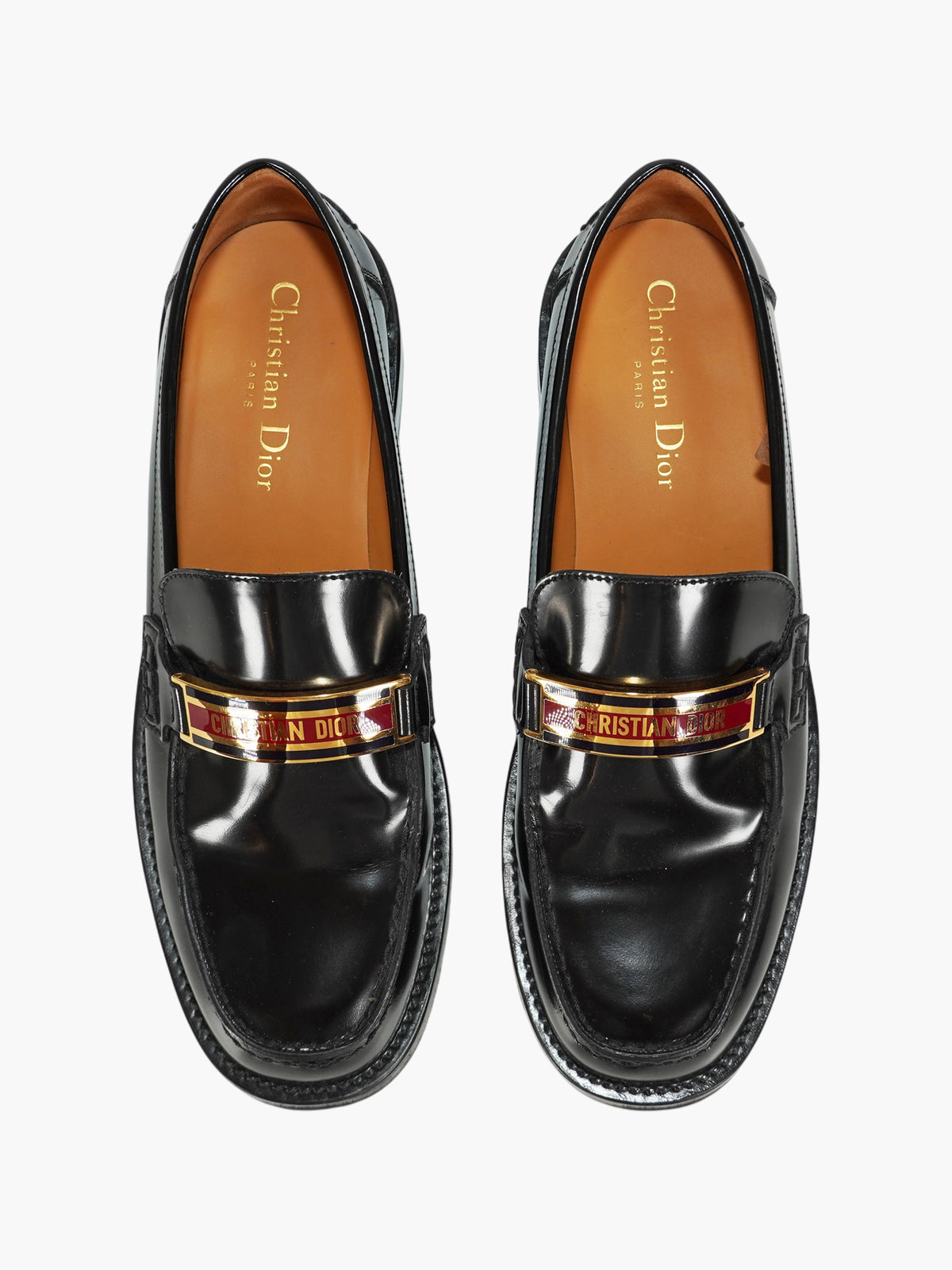 Logo Plaque Loafers