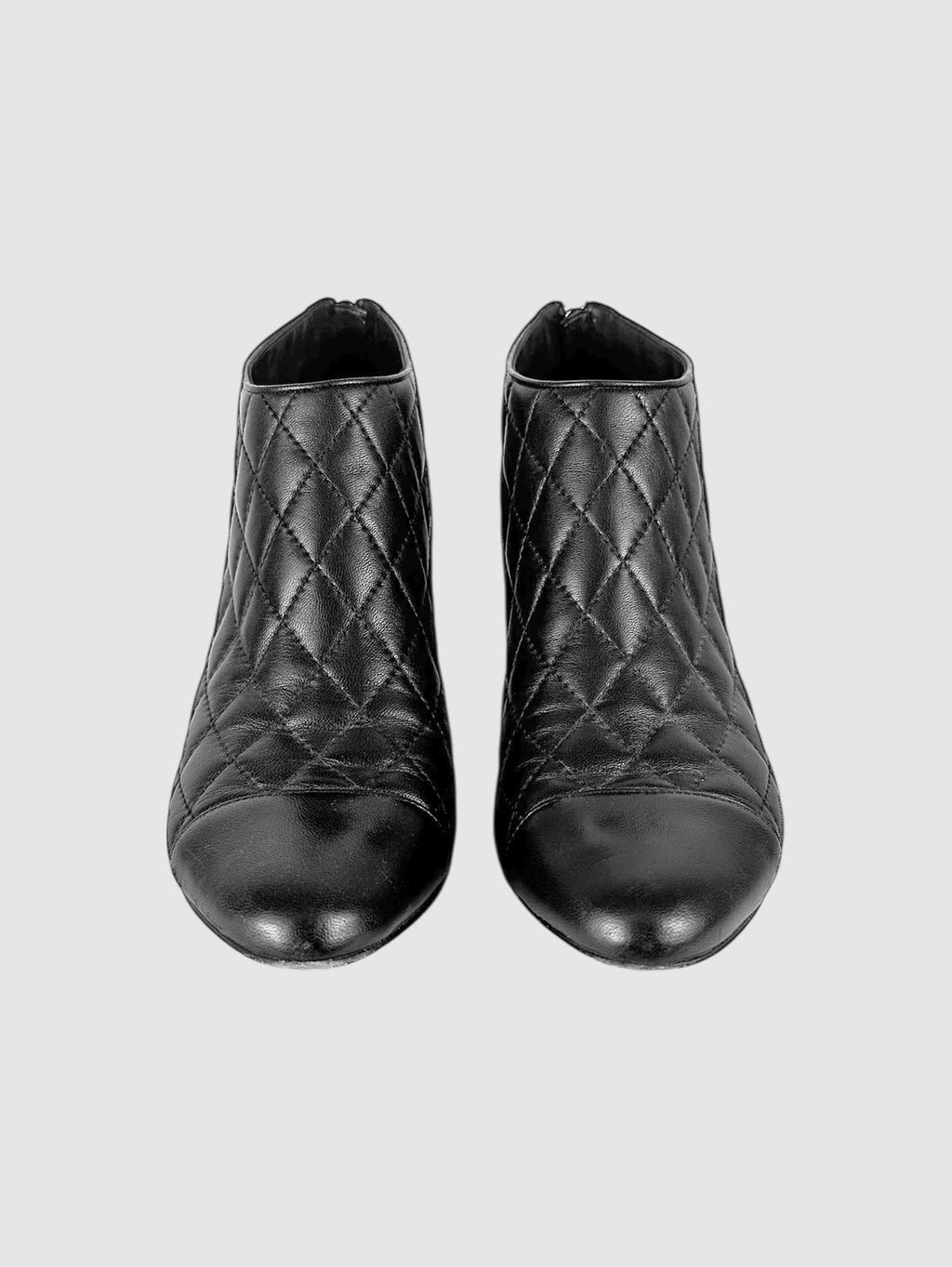 Cap Toe Quilted Boots