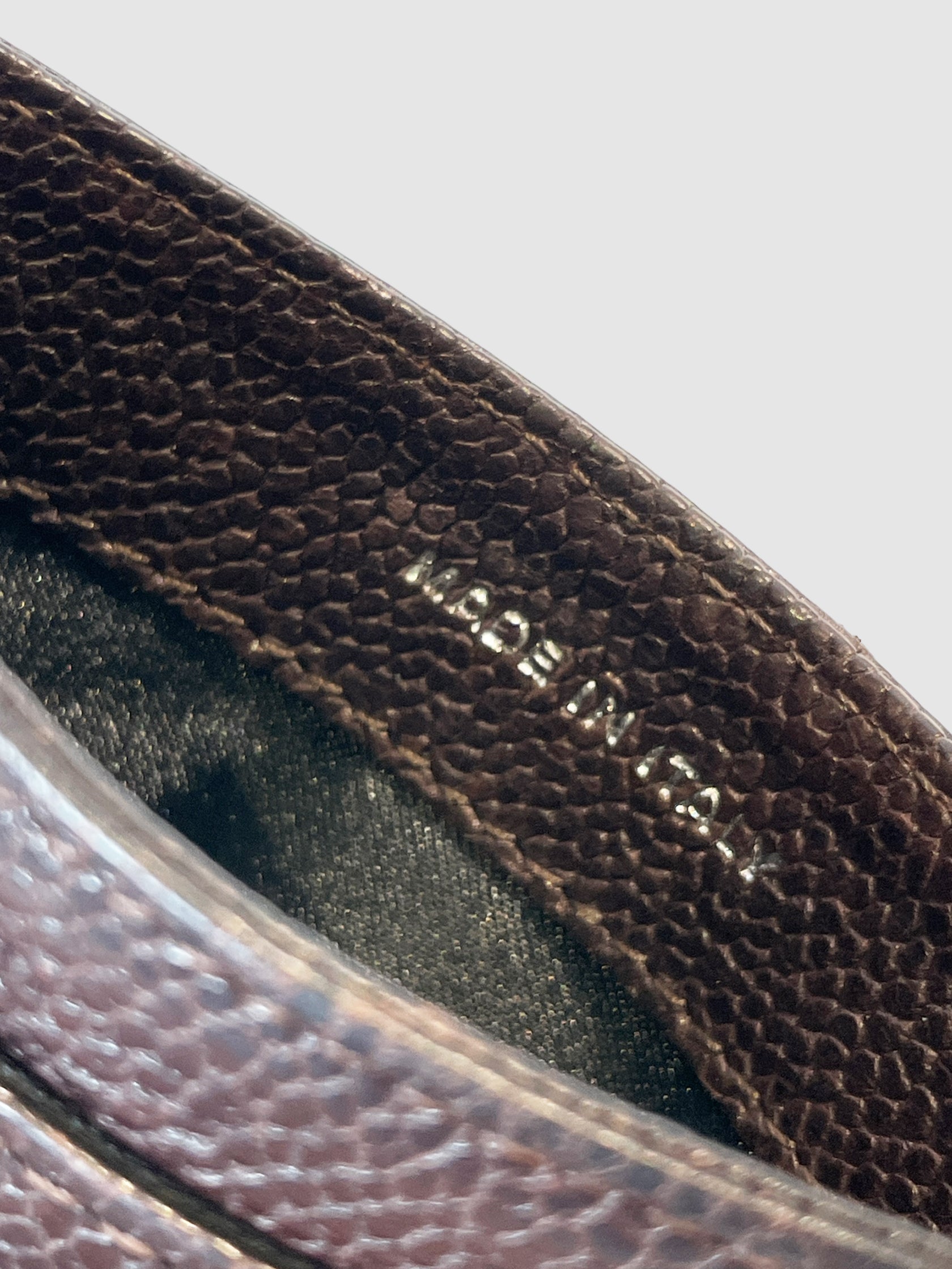 Quilted Leather Card Holder