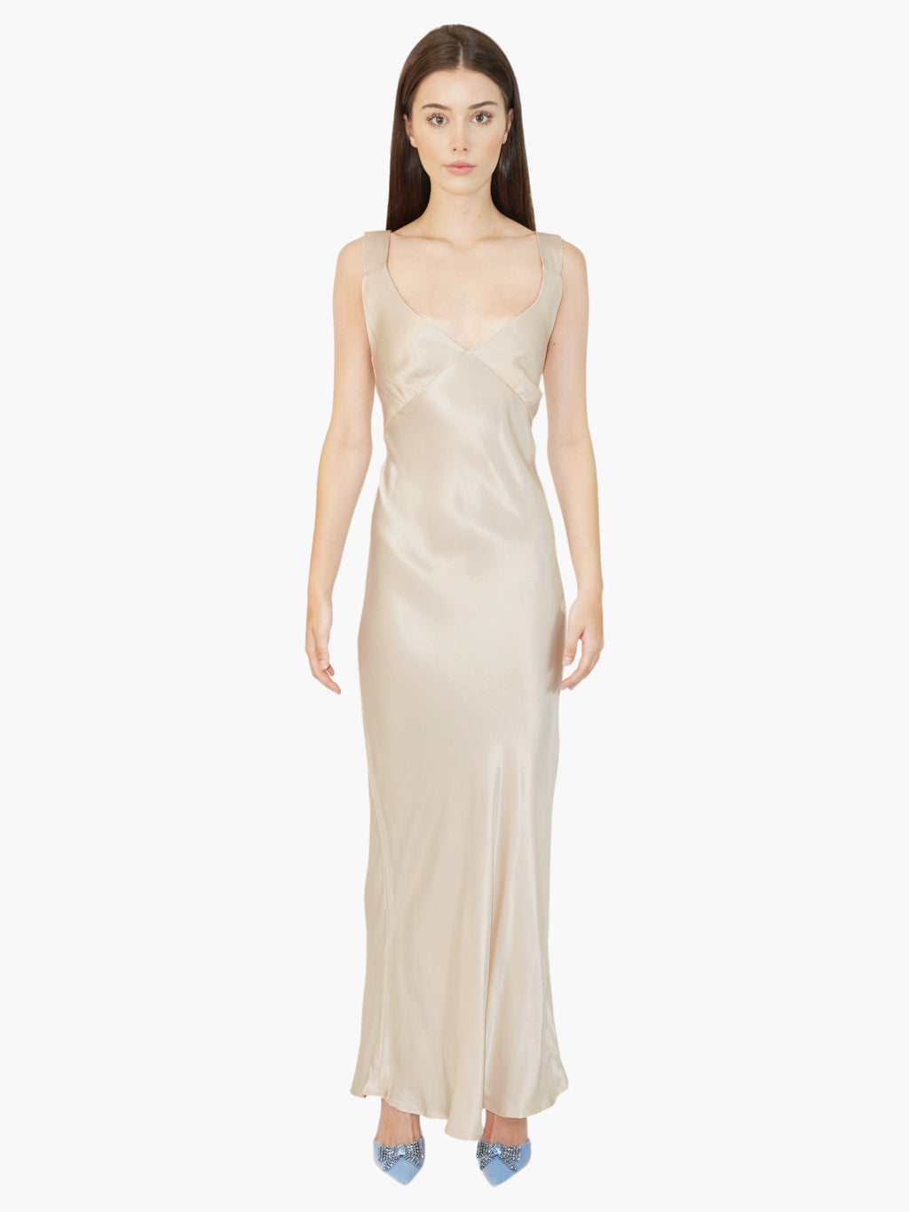Satin Maxi Dress