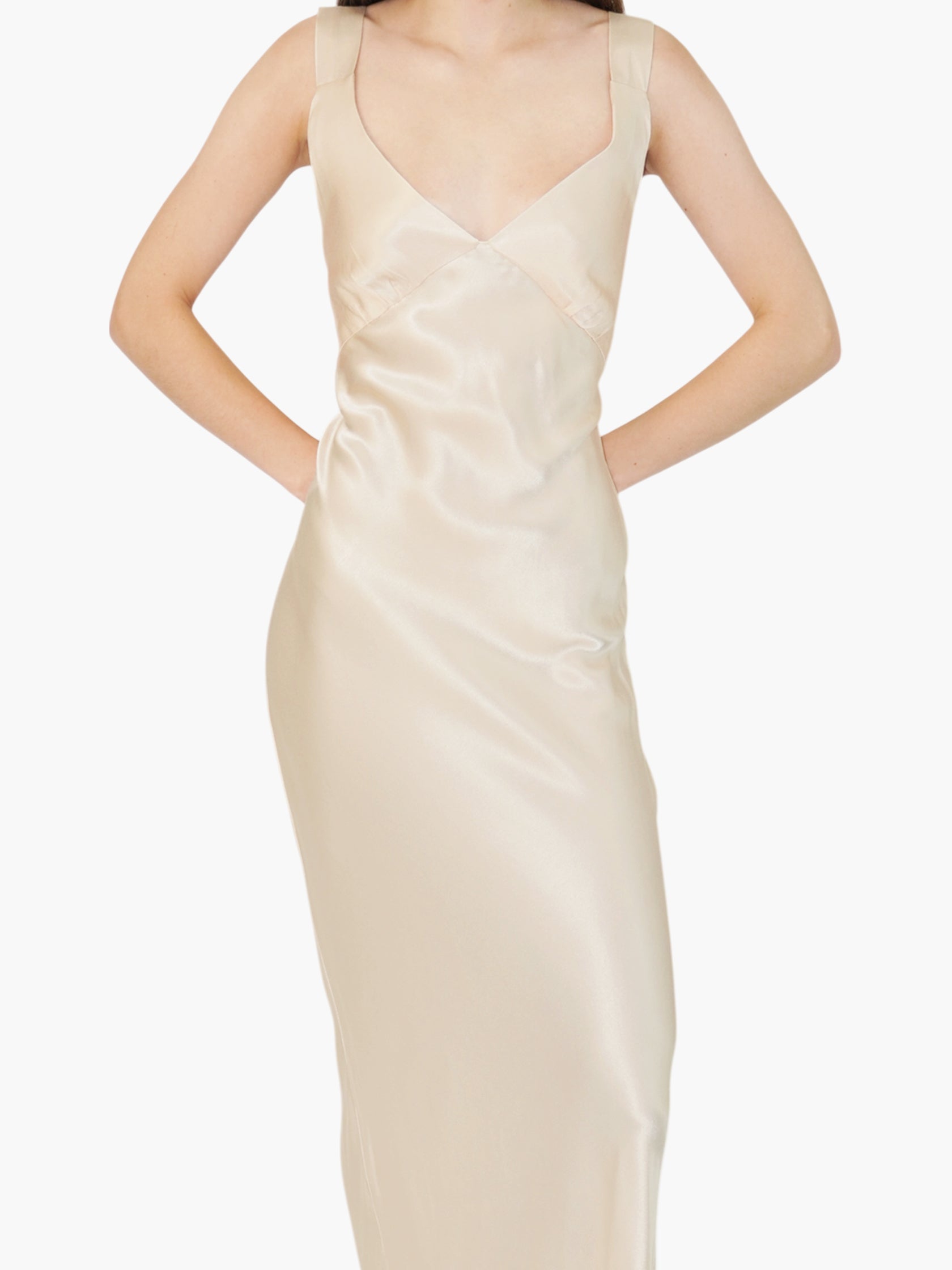 Satin Maxi Dress