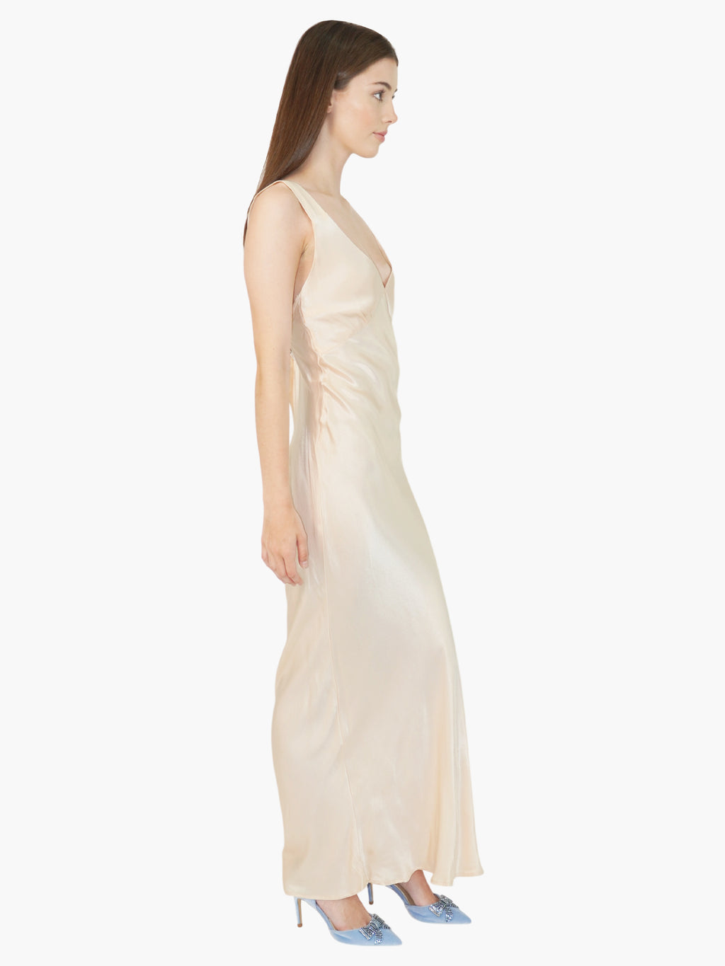 Satin Maxi Dress
