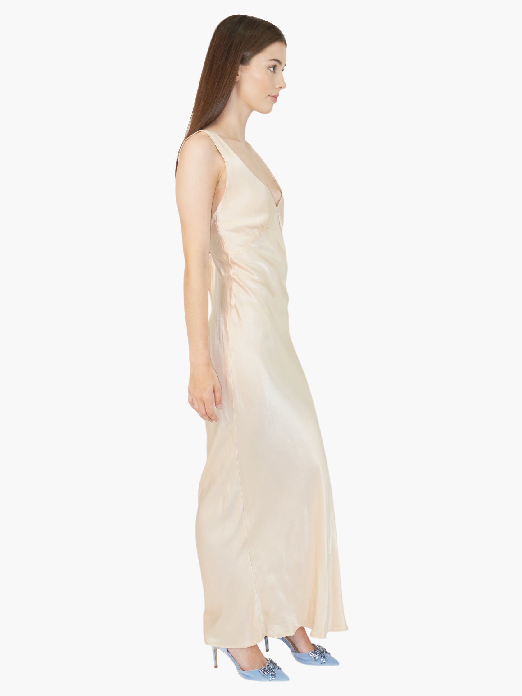 Satin Maxi Dress