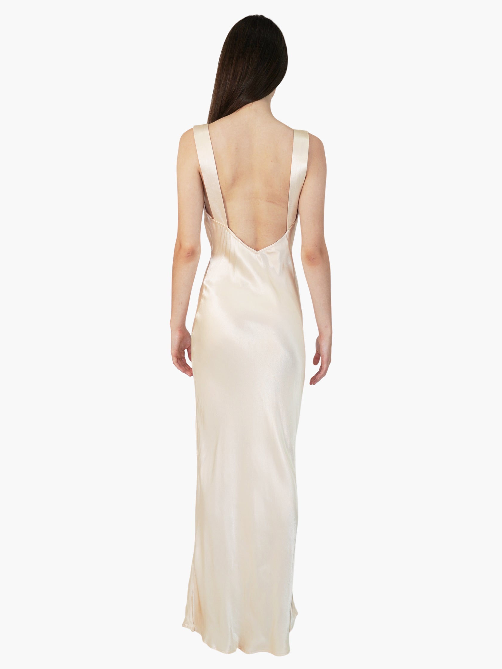 Satin Maxi Dress