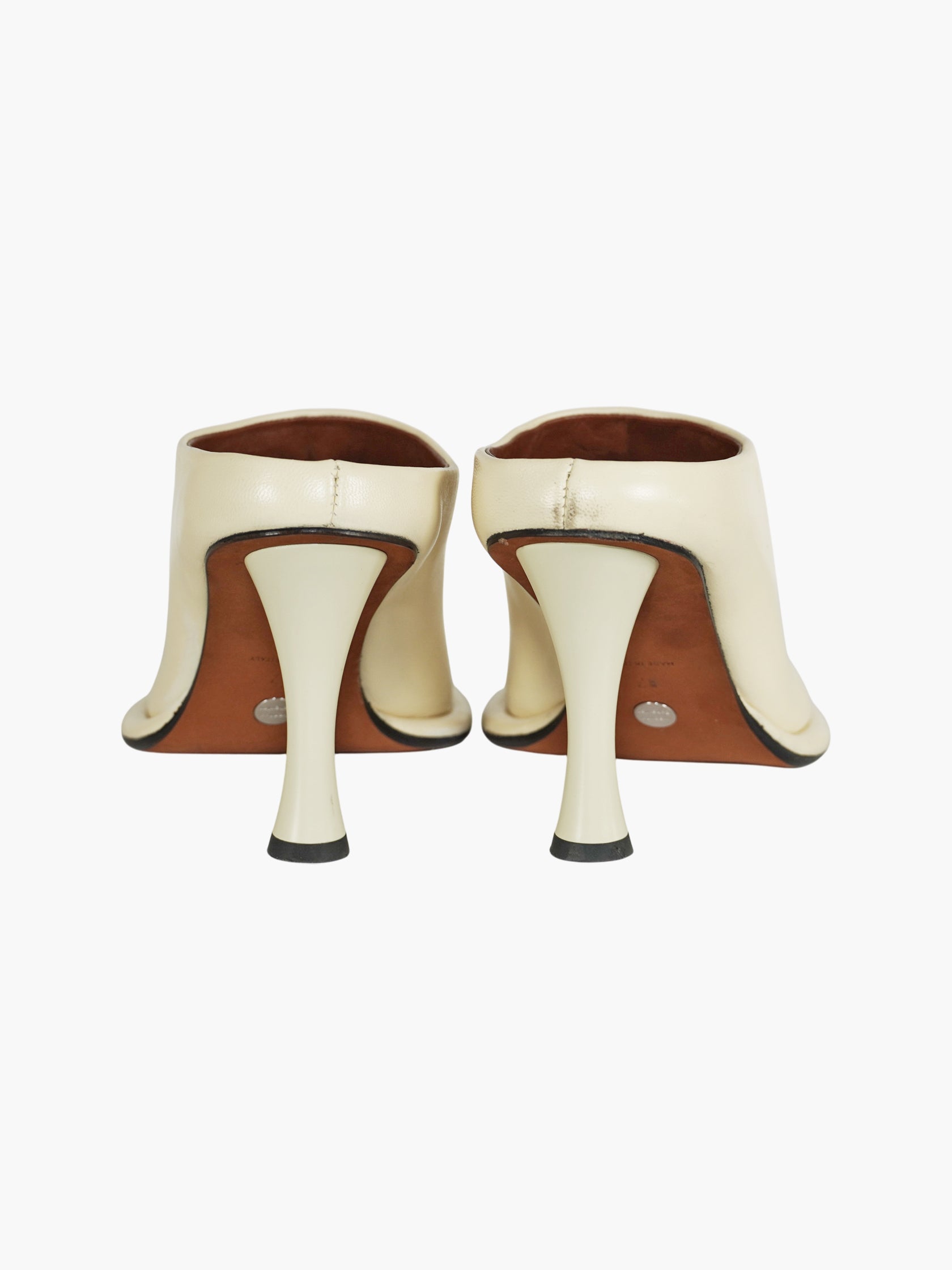 Pipe Heeled Mules