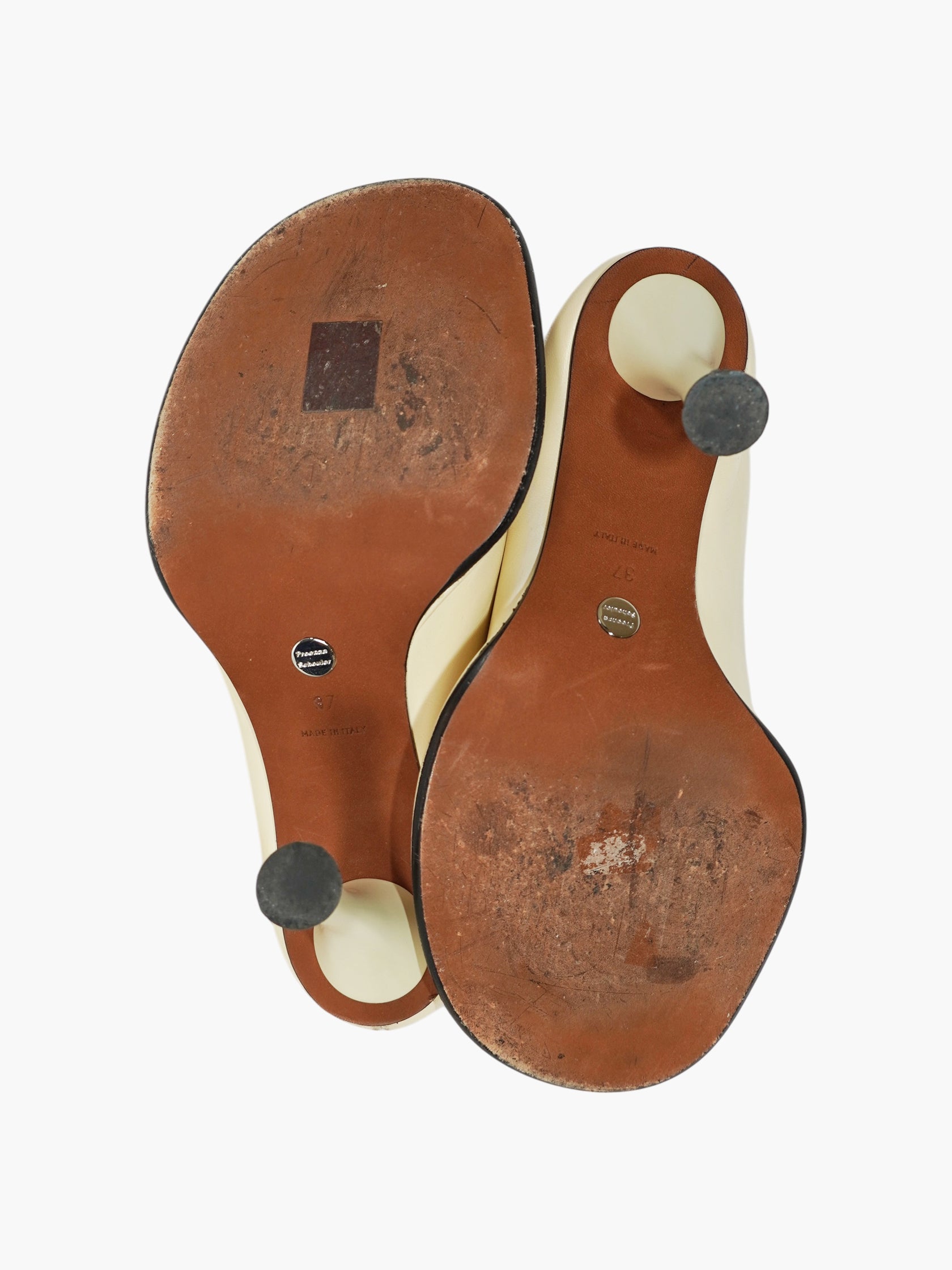 Pipe Heeled Mules