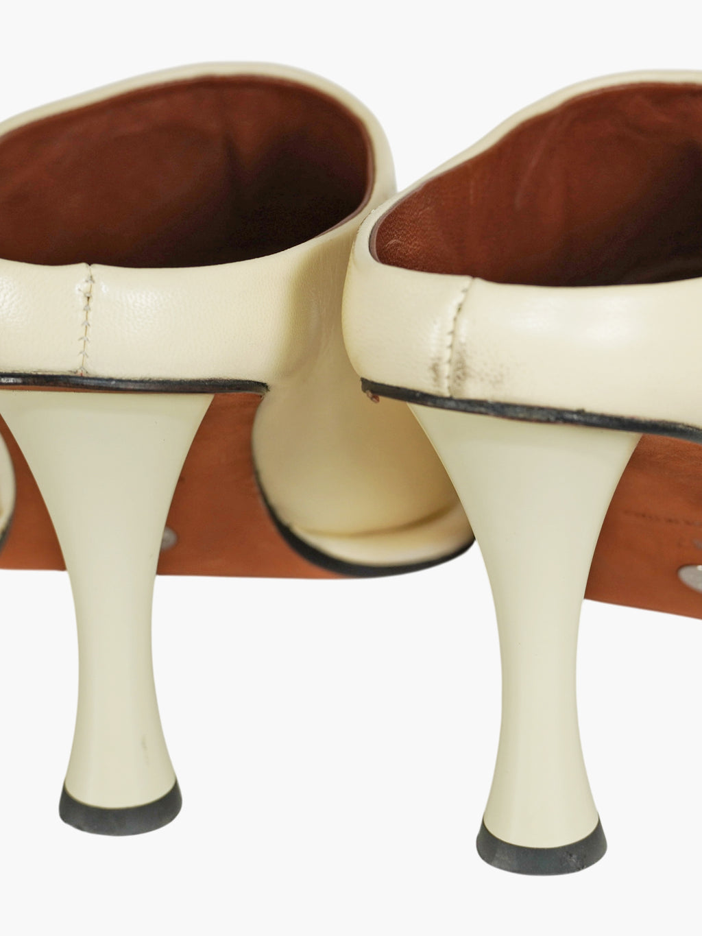 Pipe Heeled Mules