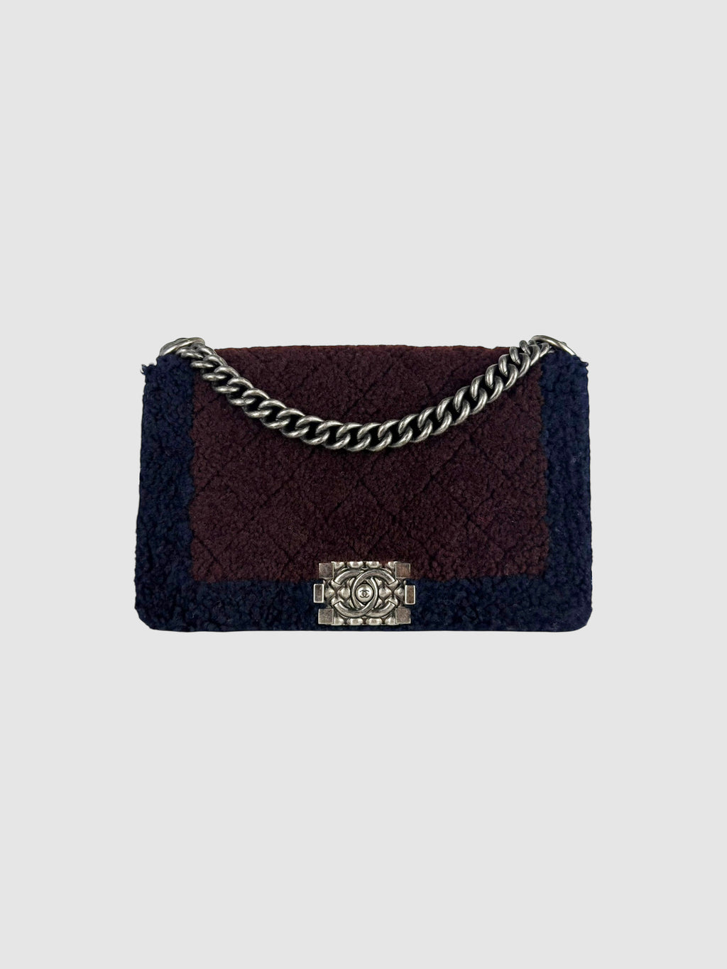Medium Shearling Boy Bag