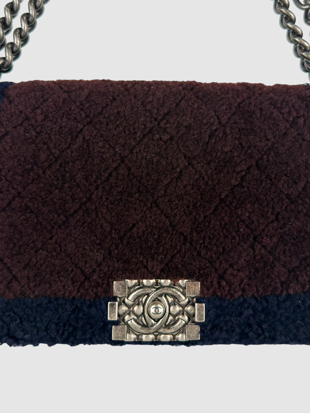 Medium Shearling Boy Bag