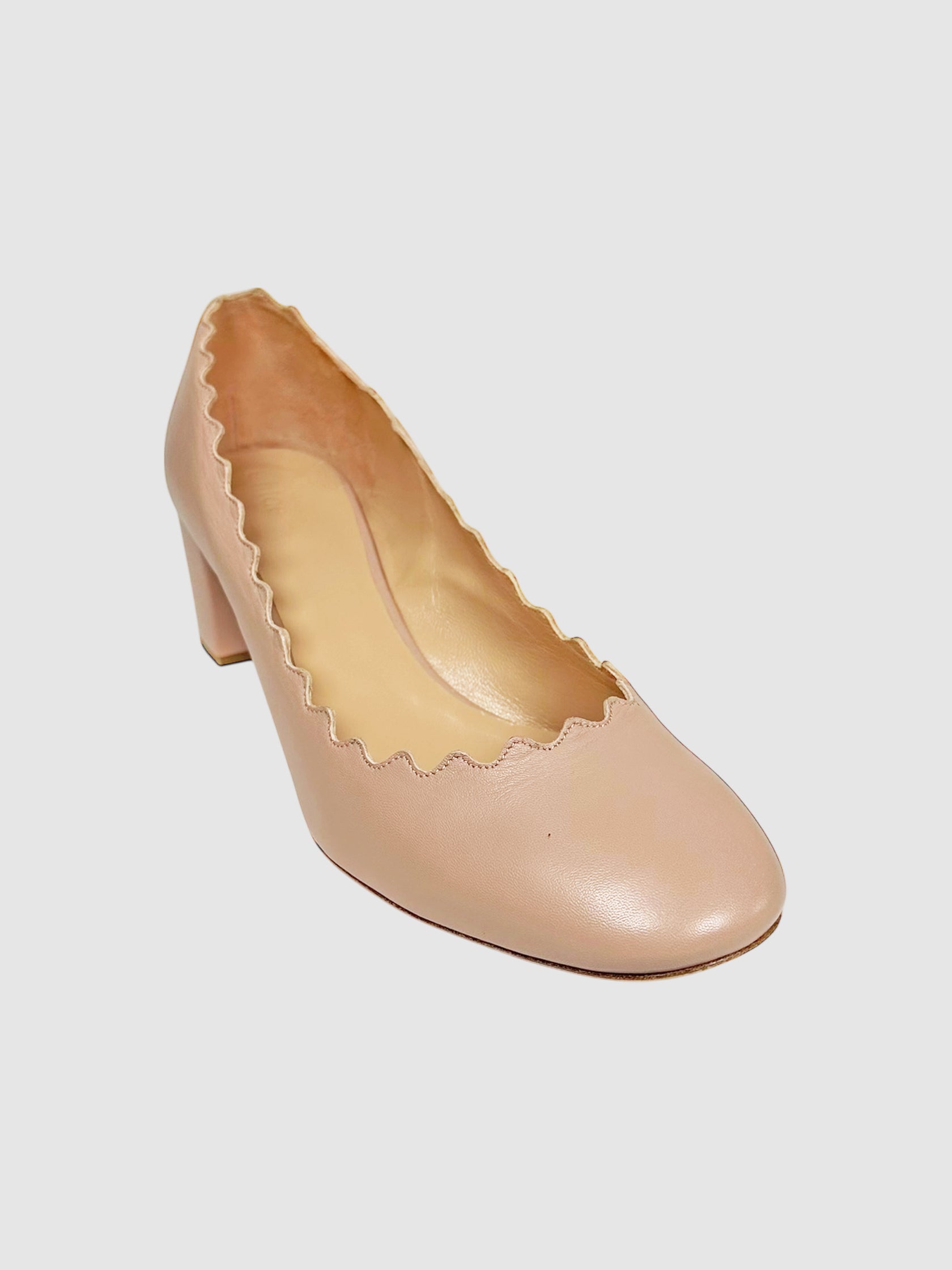 Scalloped Lauren Pumps