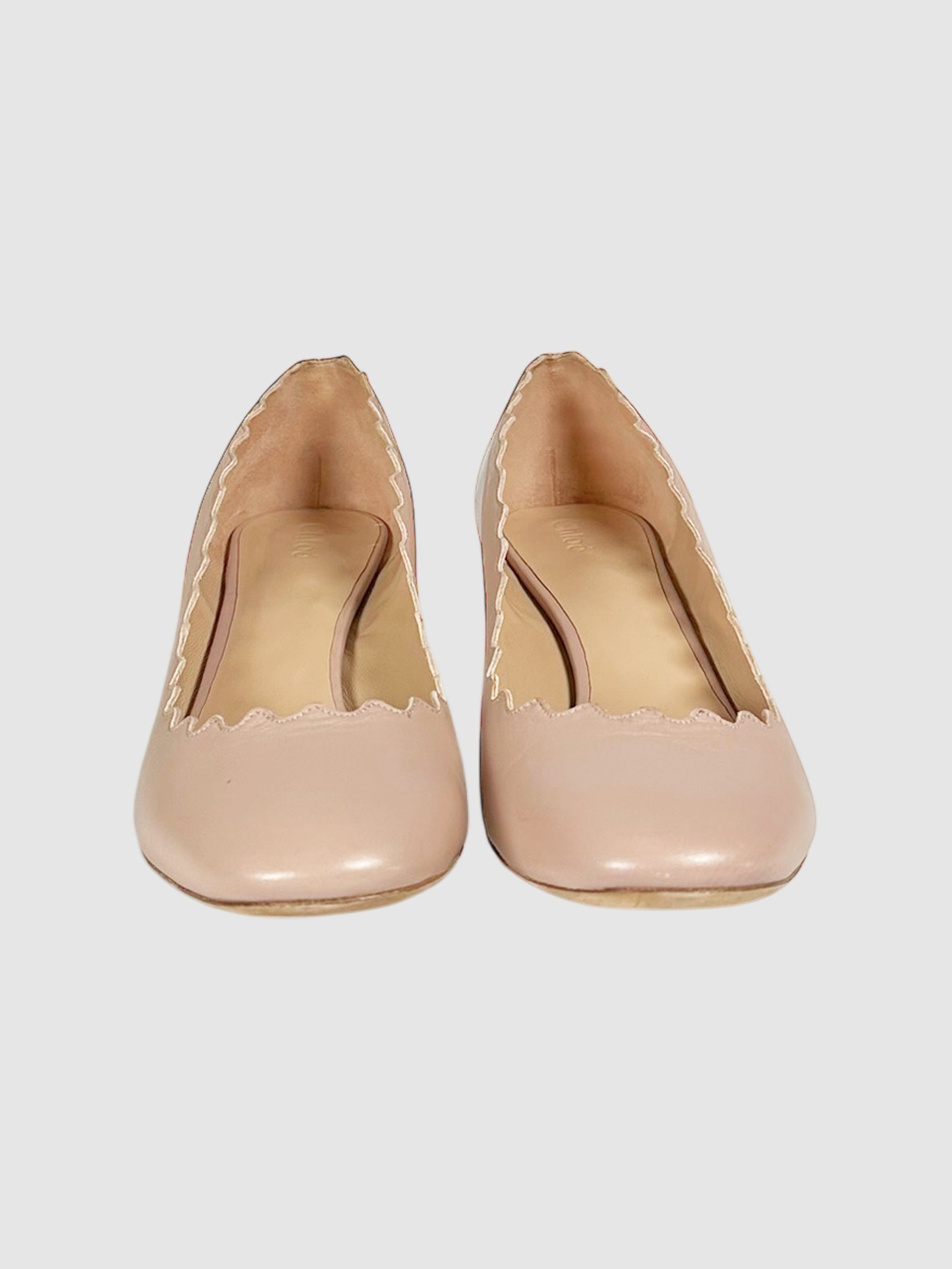 Scalloped Lauren Pumps