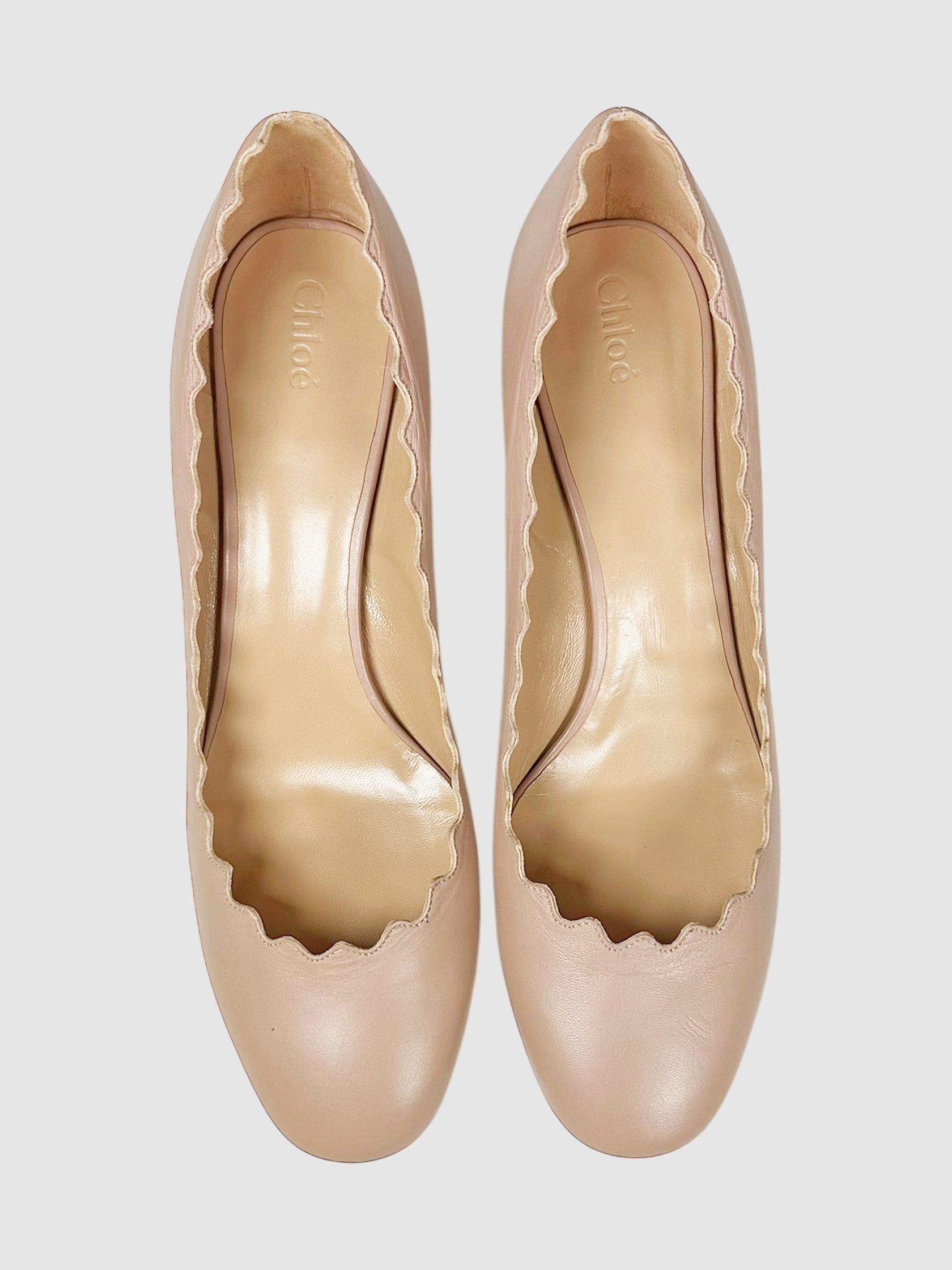 Scalloped Lauren Pumps