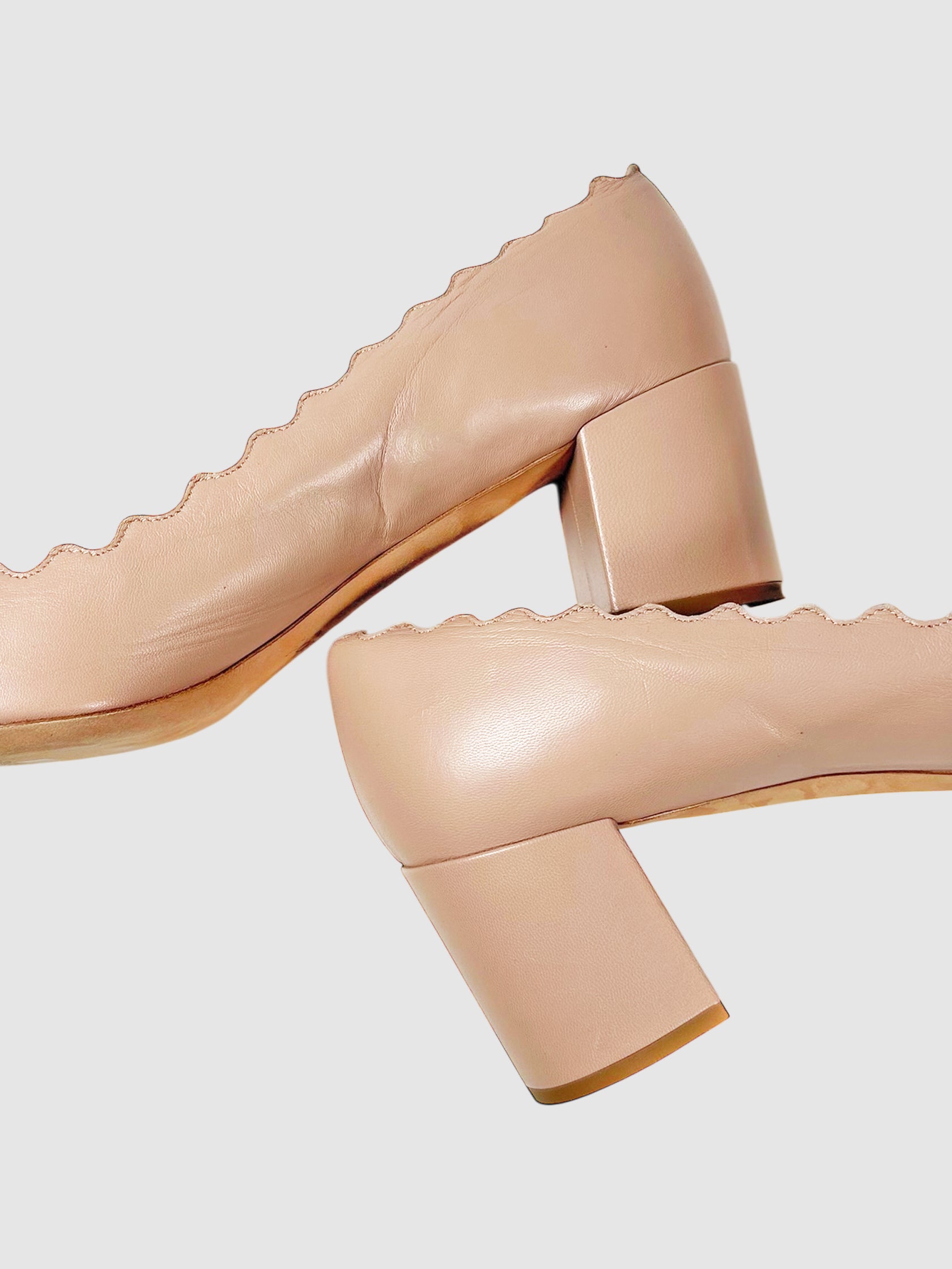 Scalloped Lauren Pumps