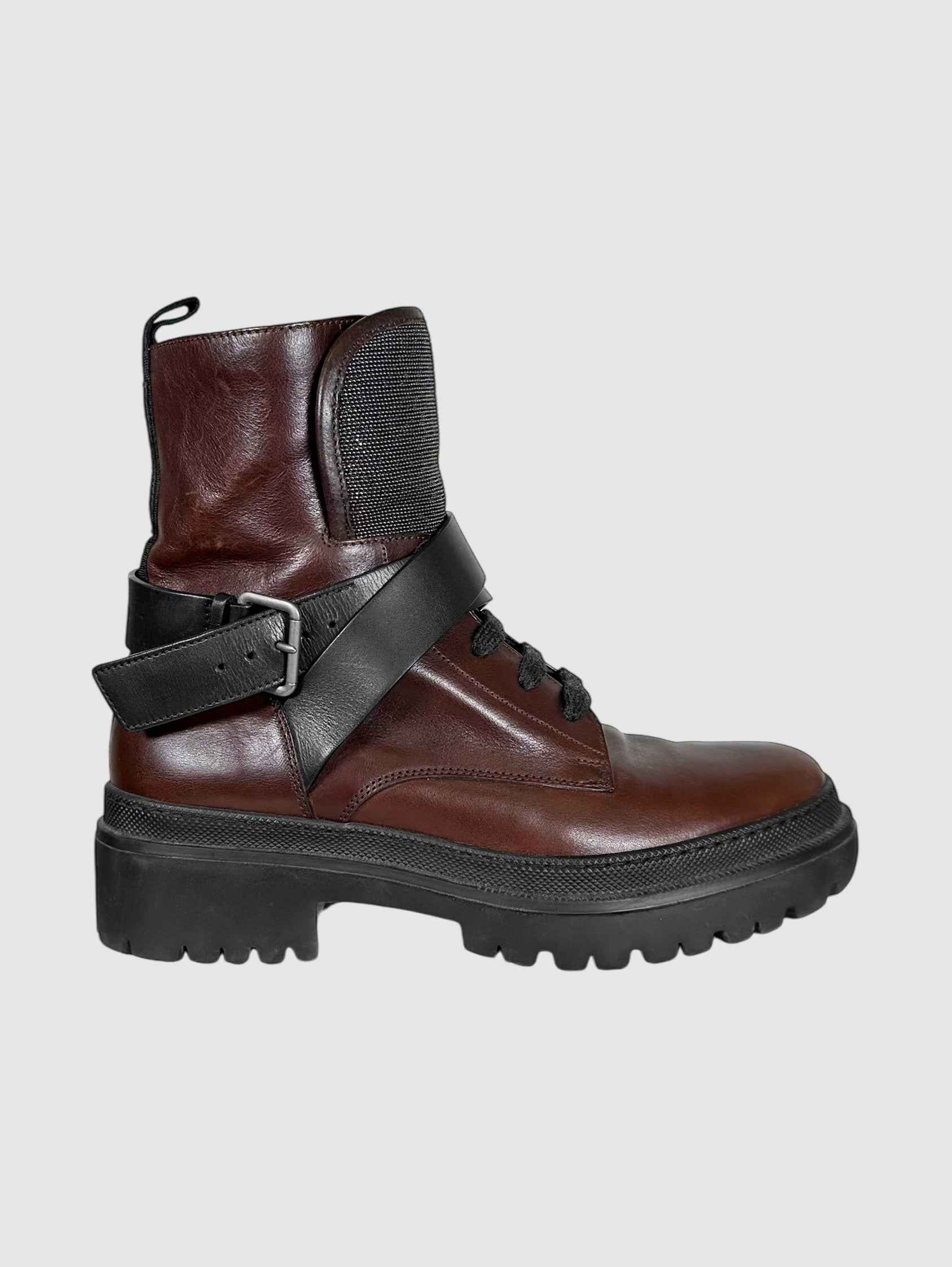 Strapped Monili Ankle Boots - Size 39