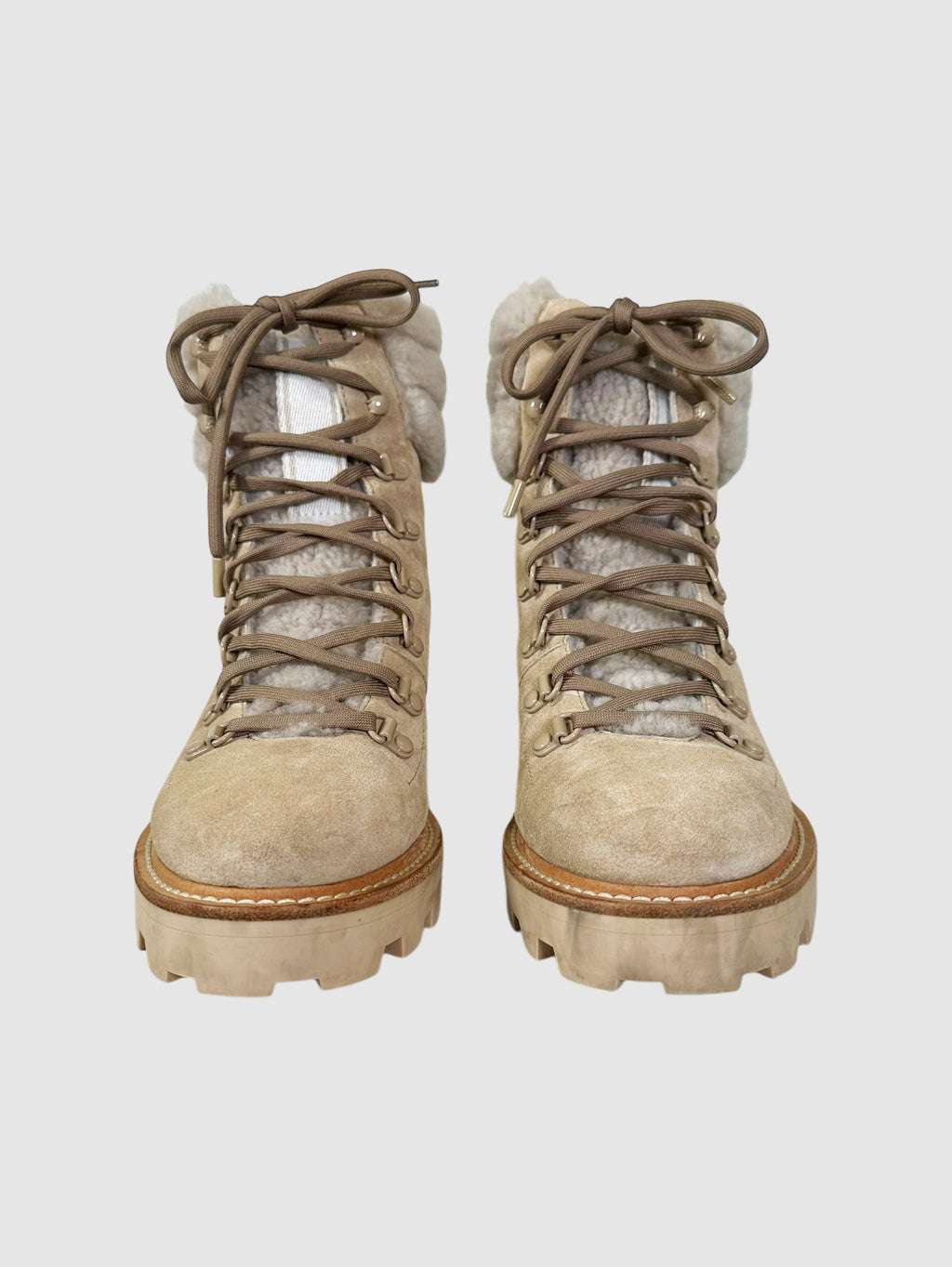 Eshe Heeled Hiking Ankle Boots - Size 40