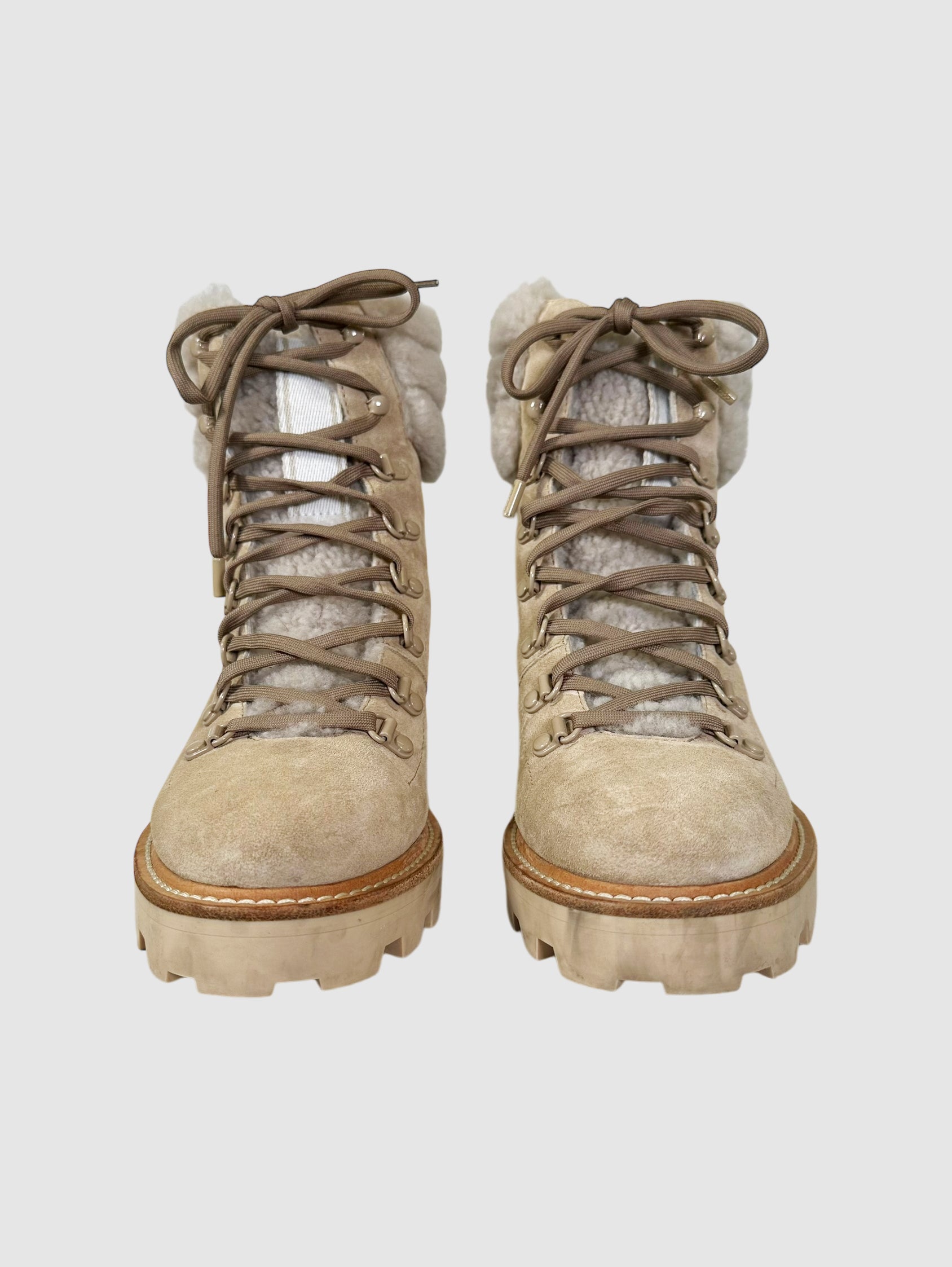 Eshe Heeled Hiking Ankle Boots - Size 40