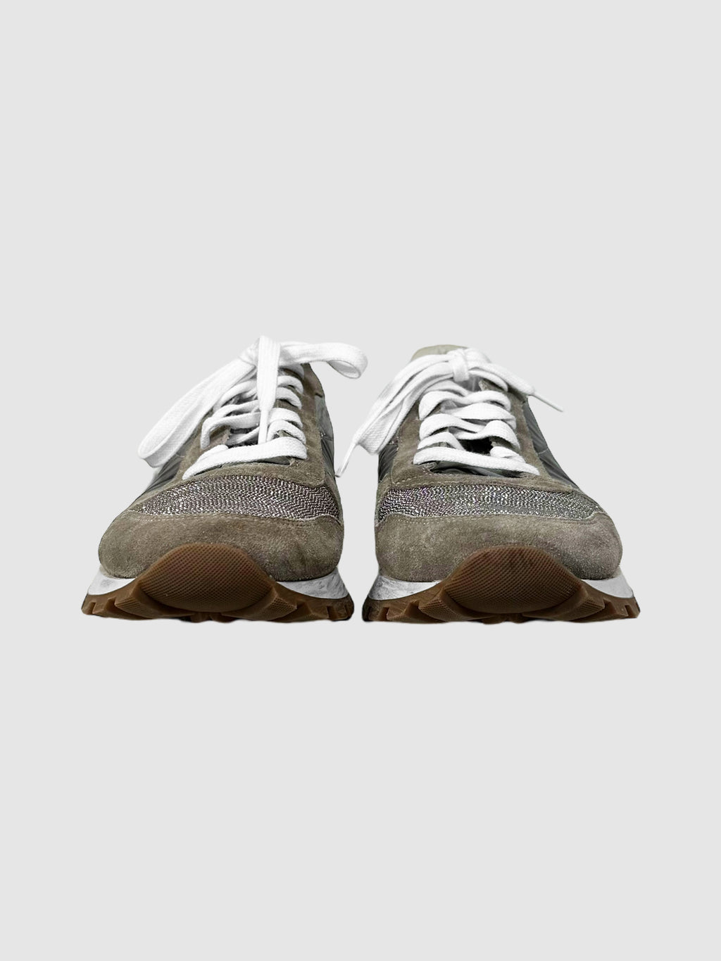 Embellished Panelled Sneakers