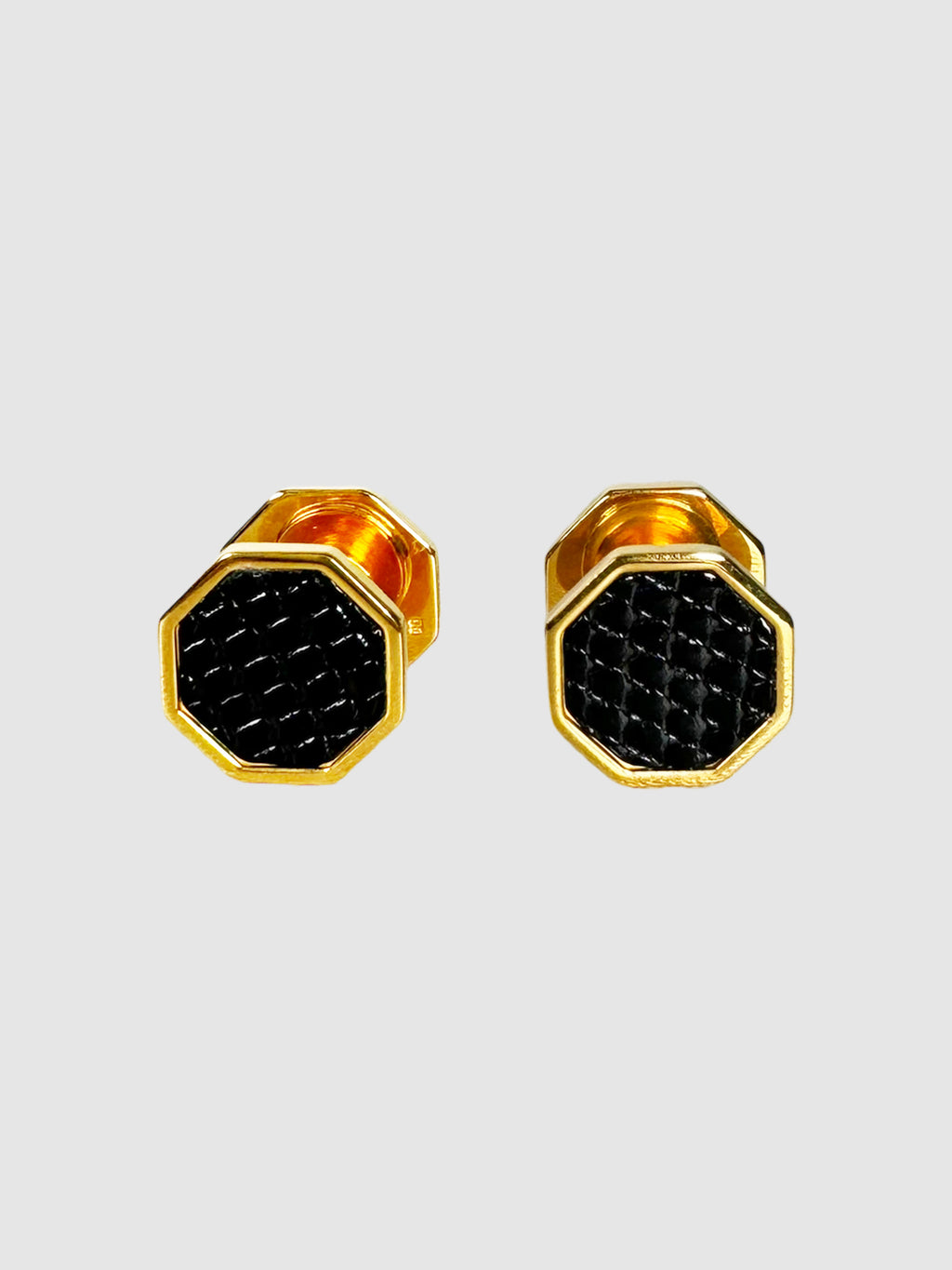 Lizard Octagon Cufflinks