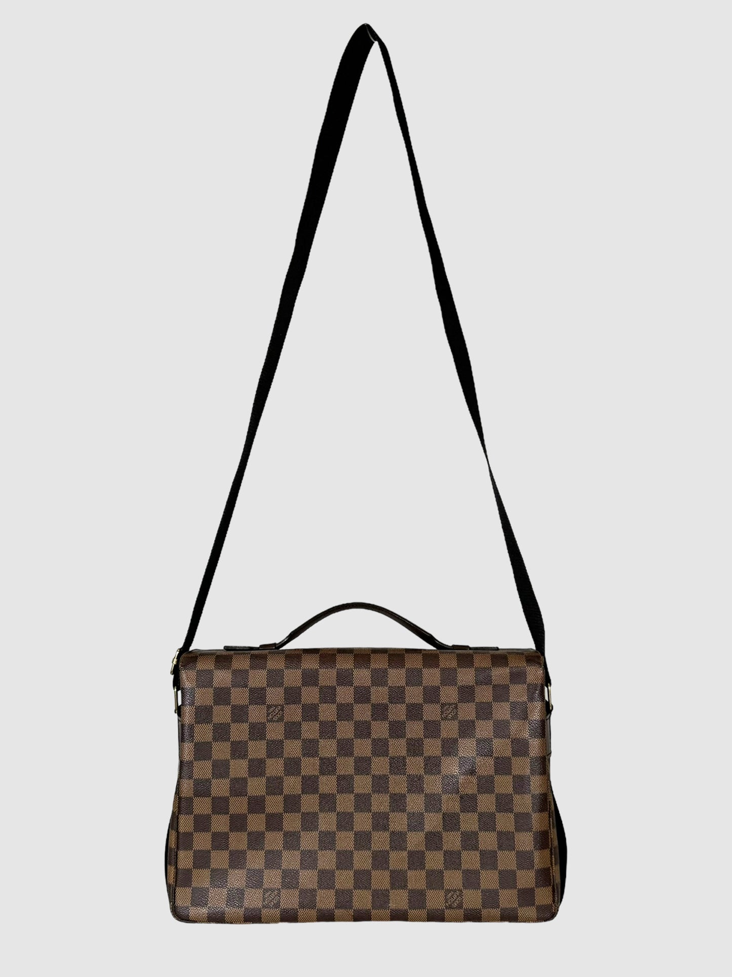 Louis Vuitton Damier Ebene Broadway Messenger Bag Consignment Secondhand Designer Luxury Resale Toronto Trendy