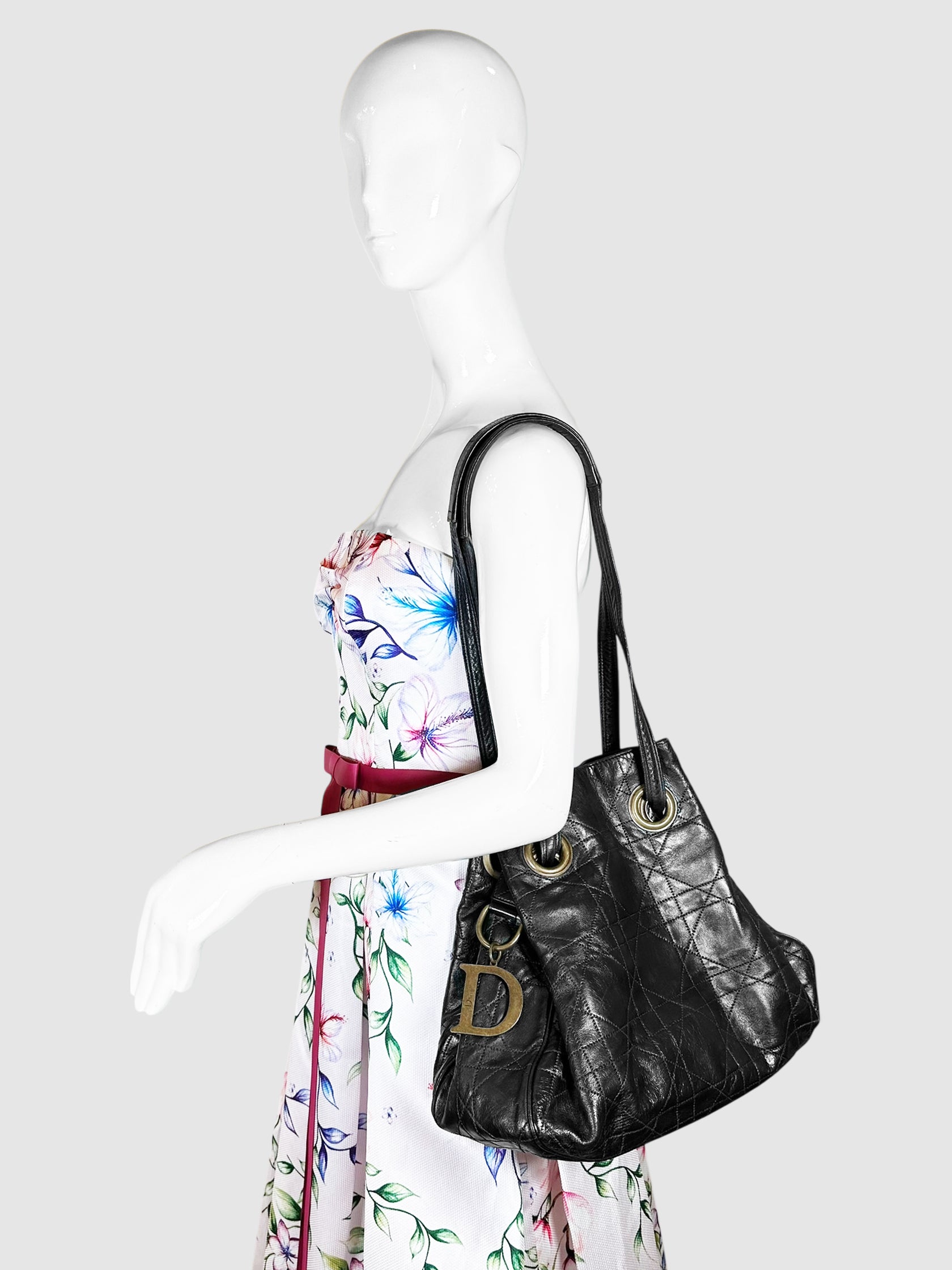 Cannage Drawstring Bag