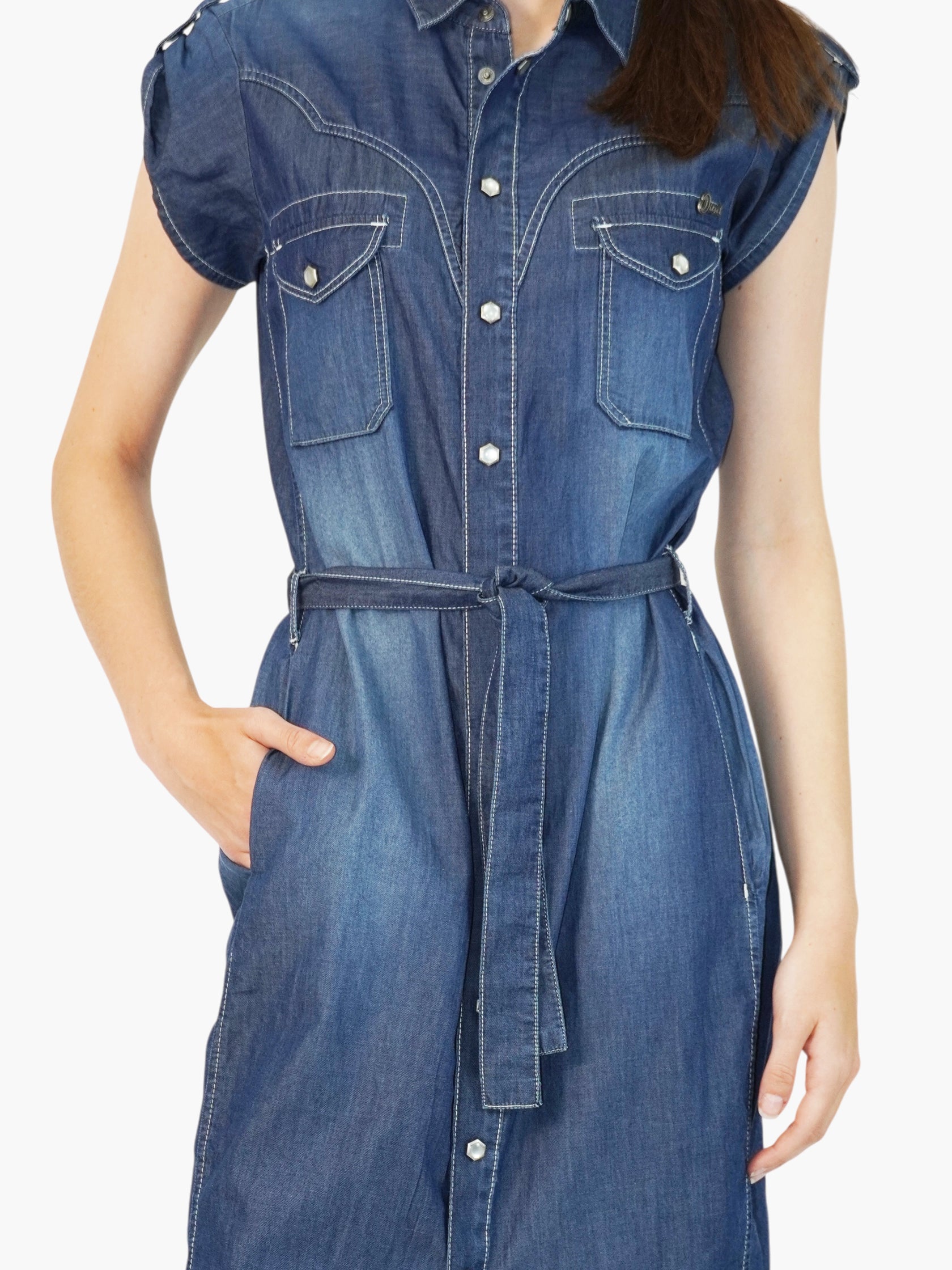 Denim Midi Dress
