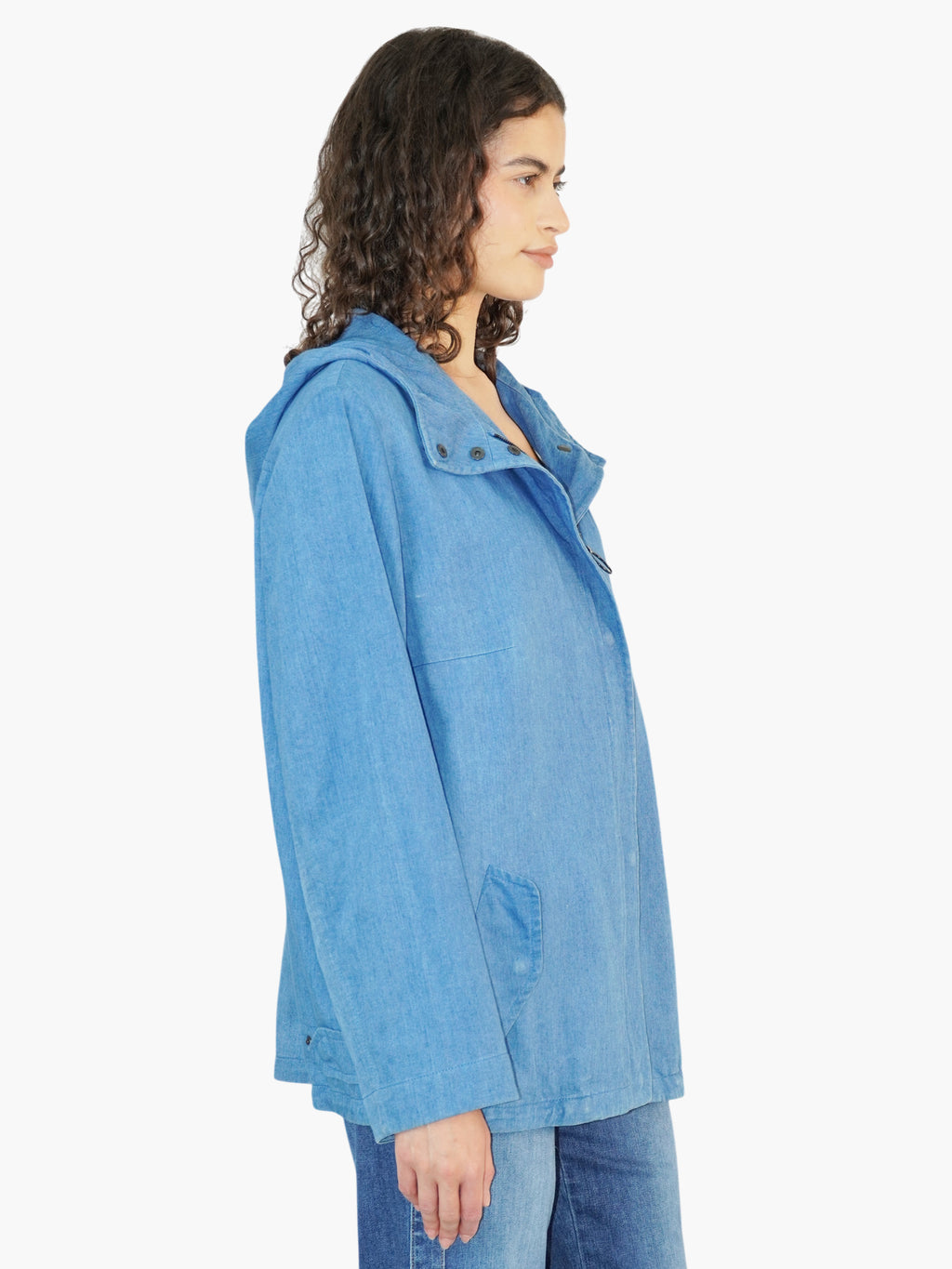 Denim Hooded Jacket