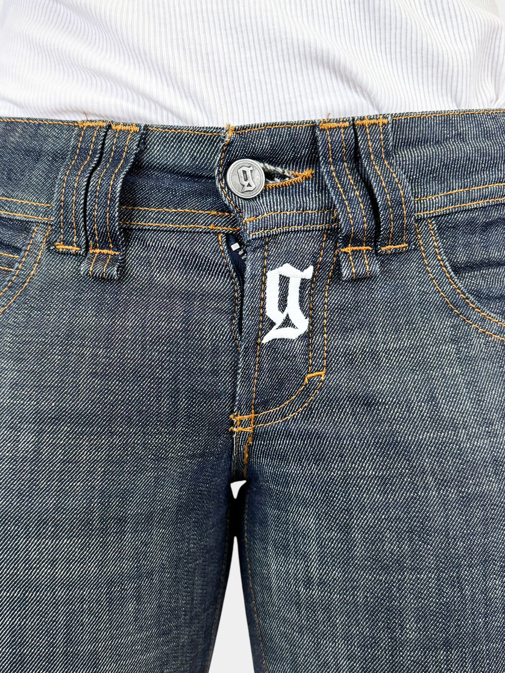 Dark Wash Low Rise Jeans