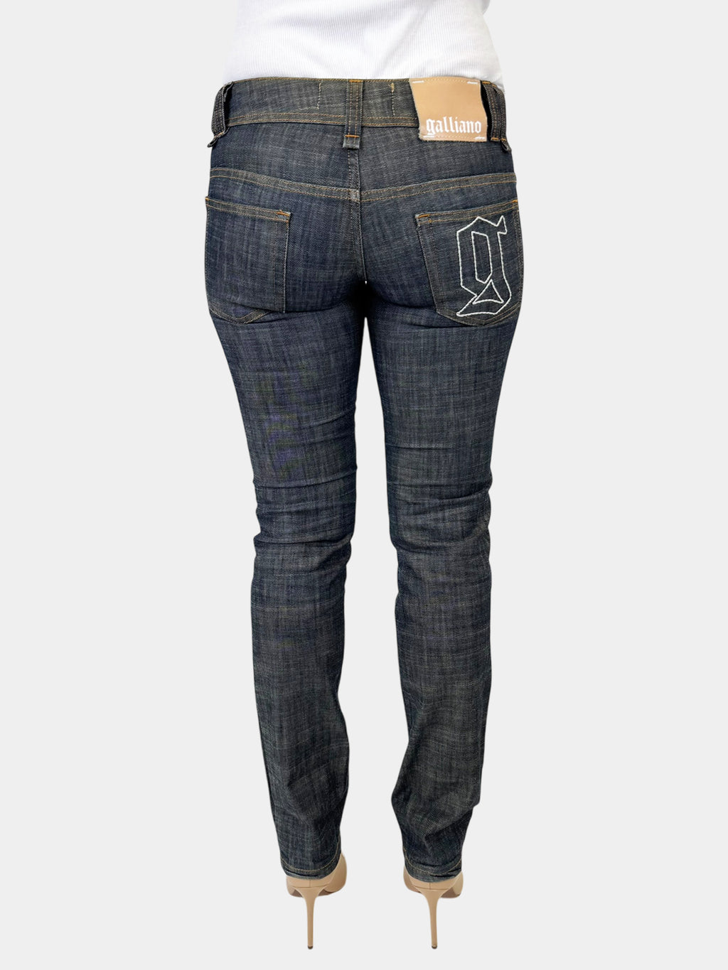Dark Wash Low Rise Jeans