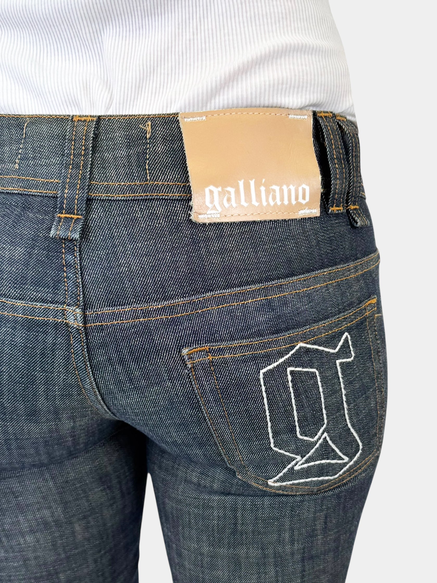 Dark Wash Low Rise Jeans