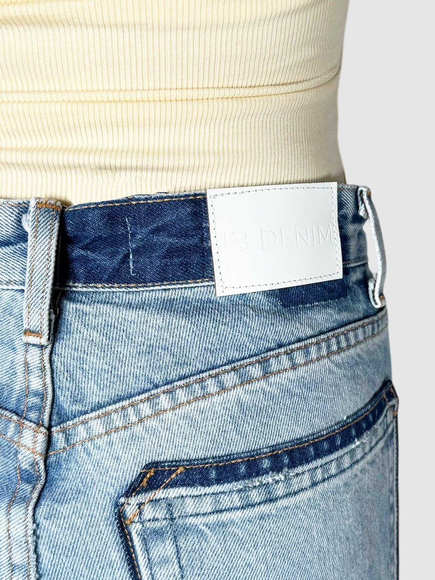 Split Hem Jeans